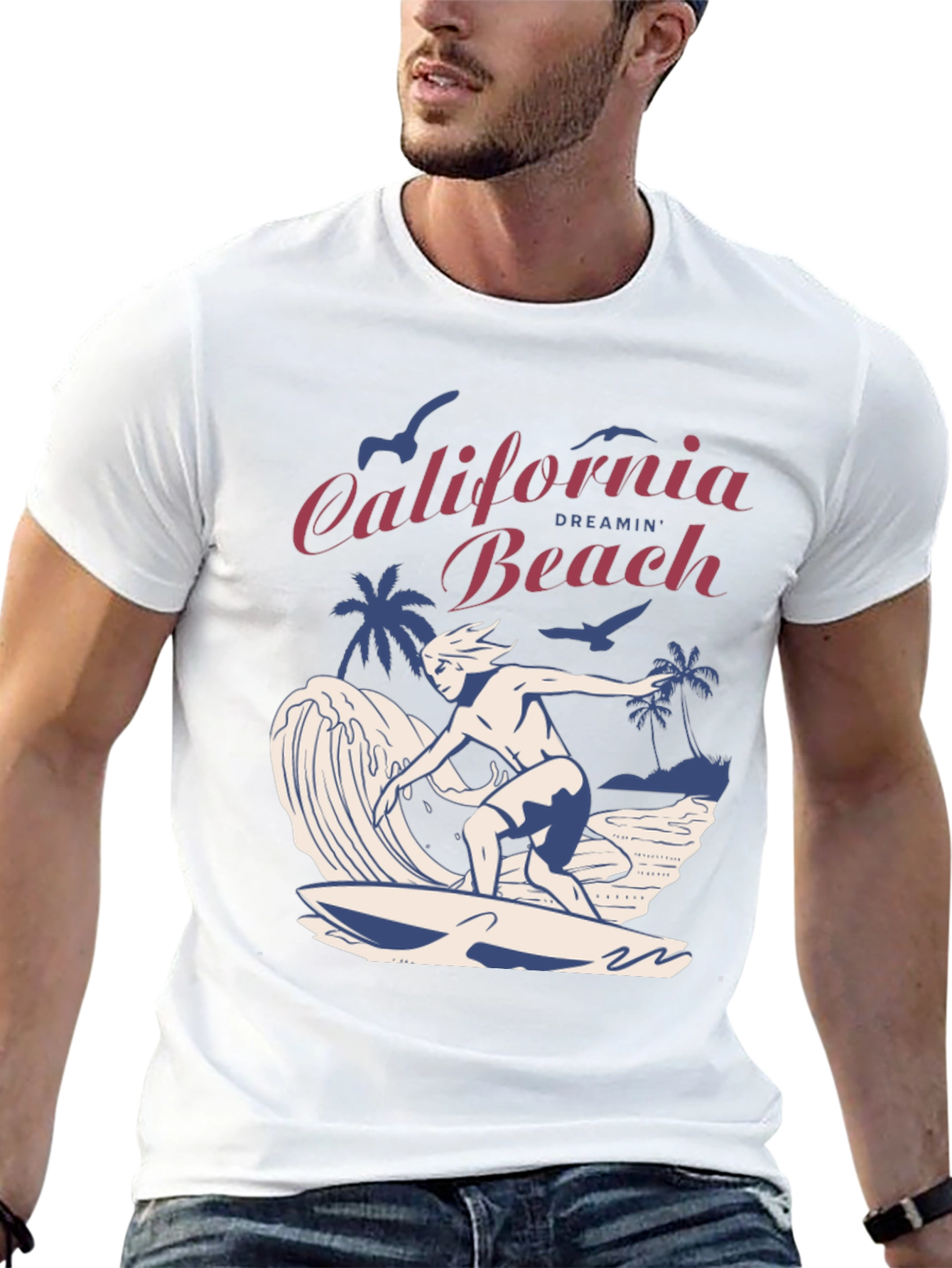 California Dreamin Beach Graphic T-Shirt