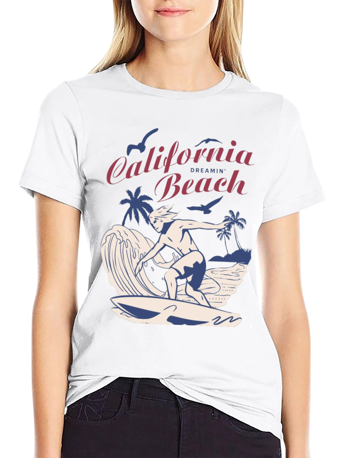 California Dreamin Beach Graphic T-Shirt