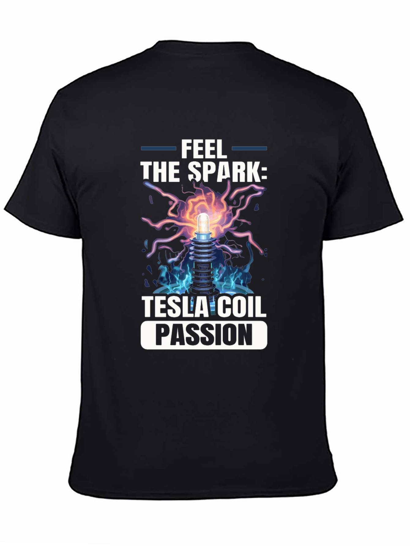 Feel the Spark: Tesla Coil Passion T-Shirt