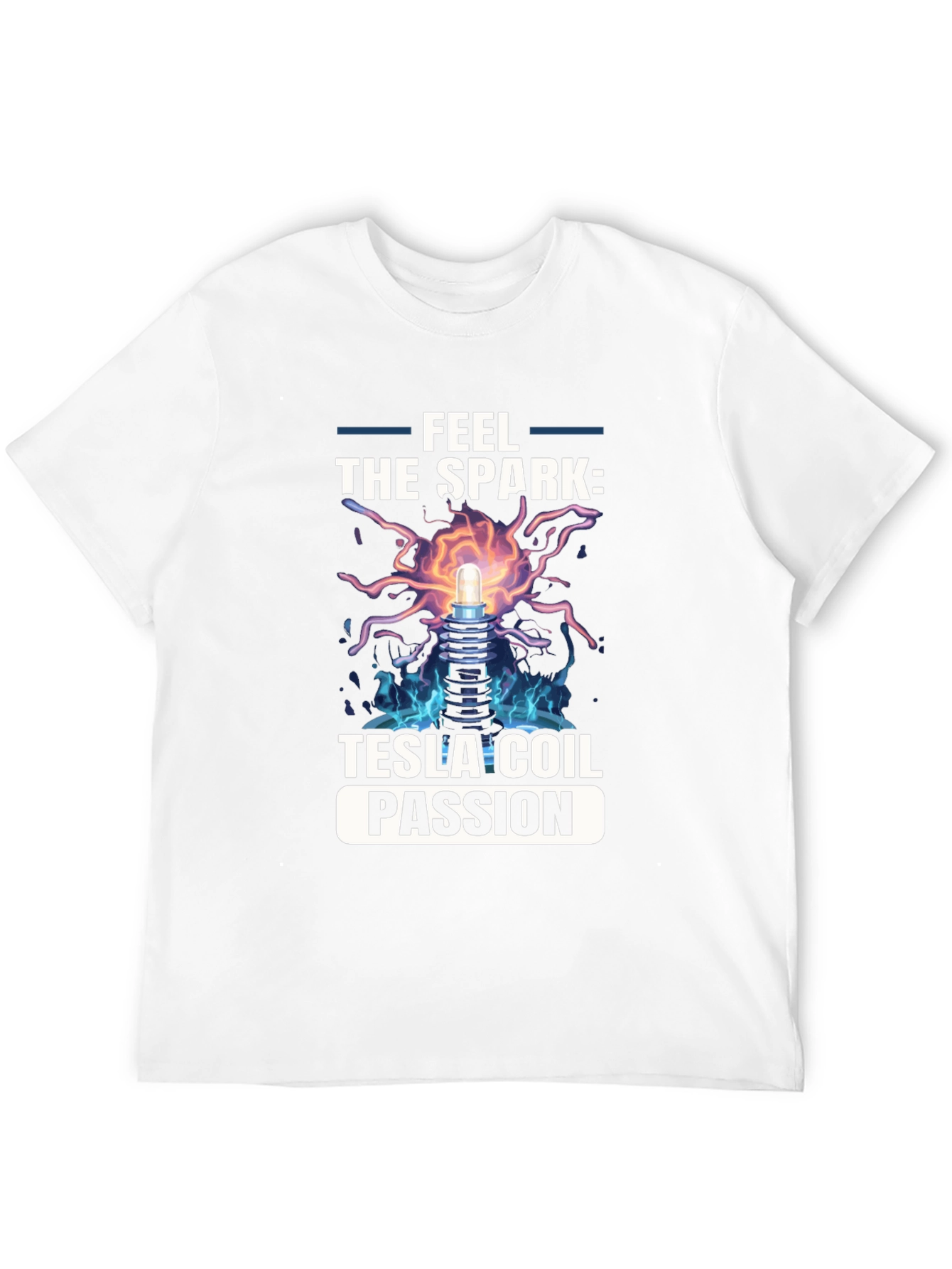 Feel the Spark: Tesla Coil Passion T-Shirt