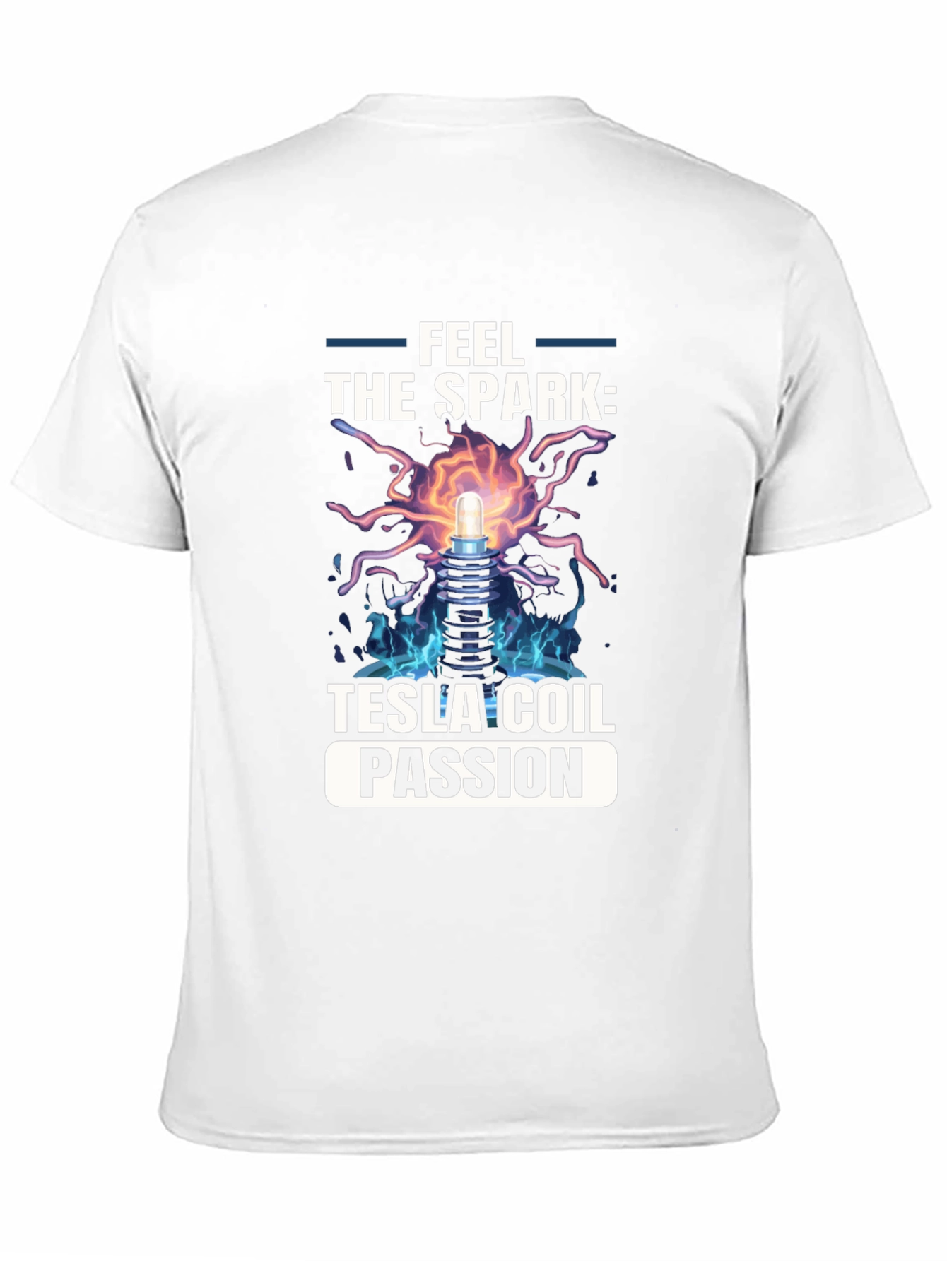Feel the Spark: Tesla Coil Passion T-Shirt