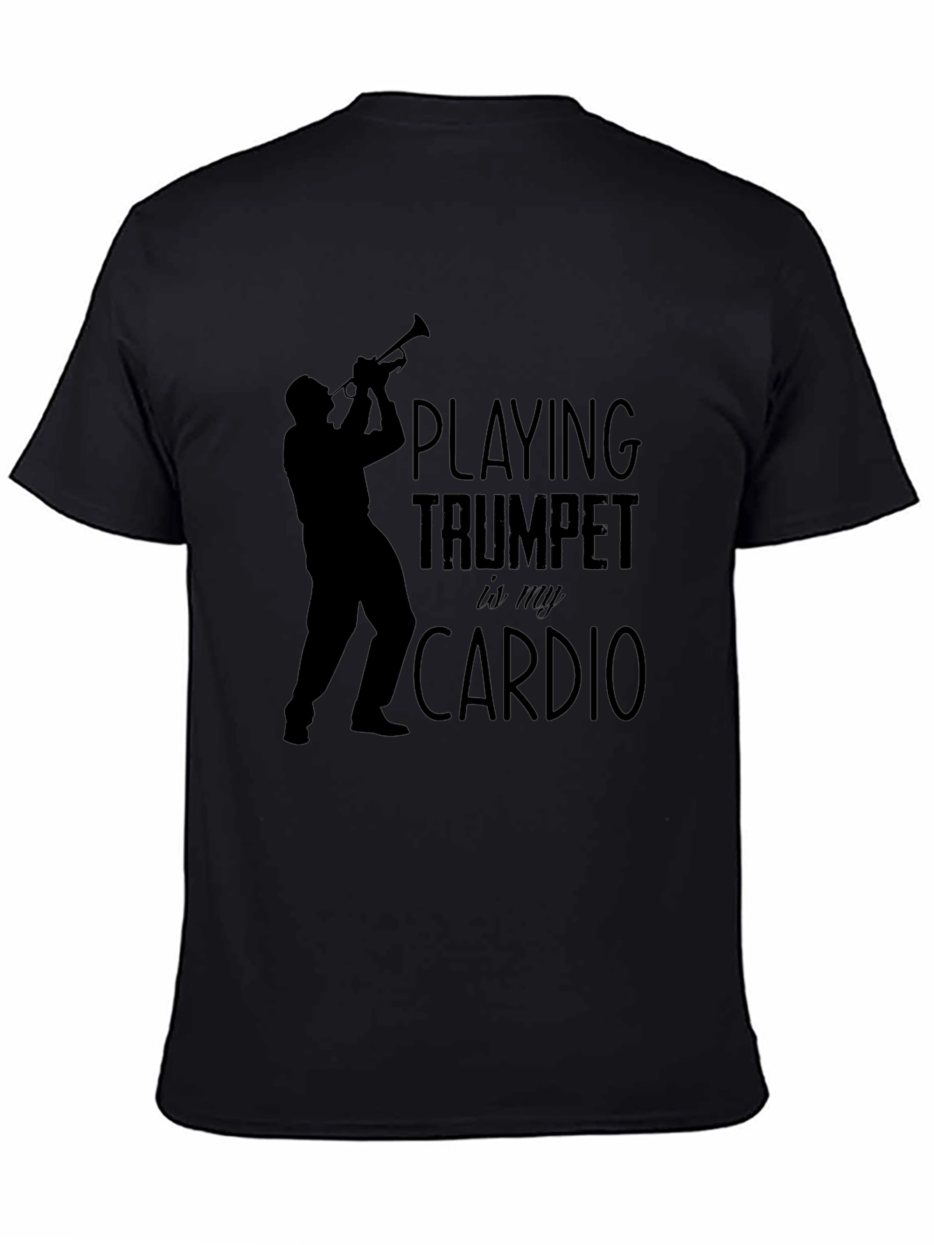 Trumpet Cardio Graphic Tee - Musician T-Shirt