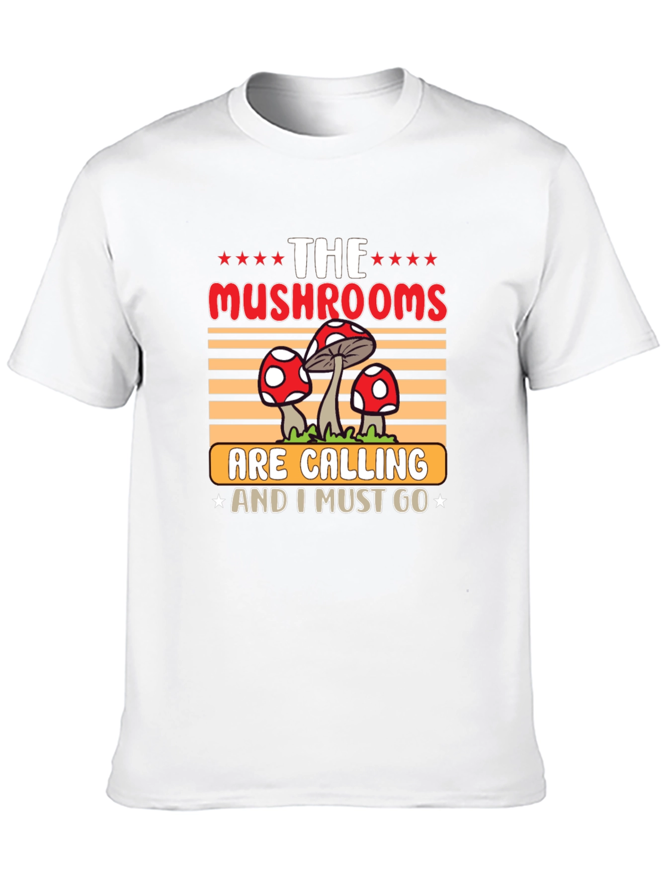 Mushroom Calling T-Shirt: Nature Lovers Tee