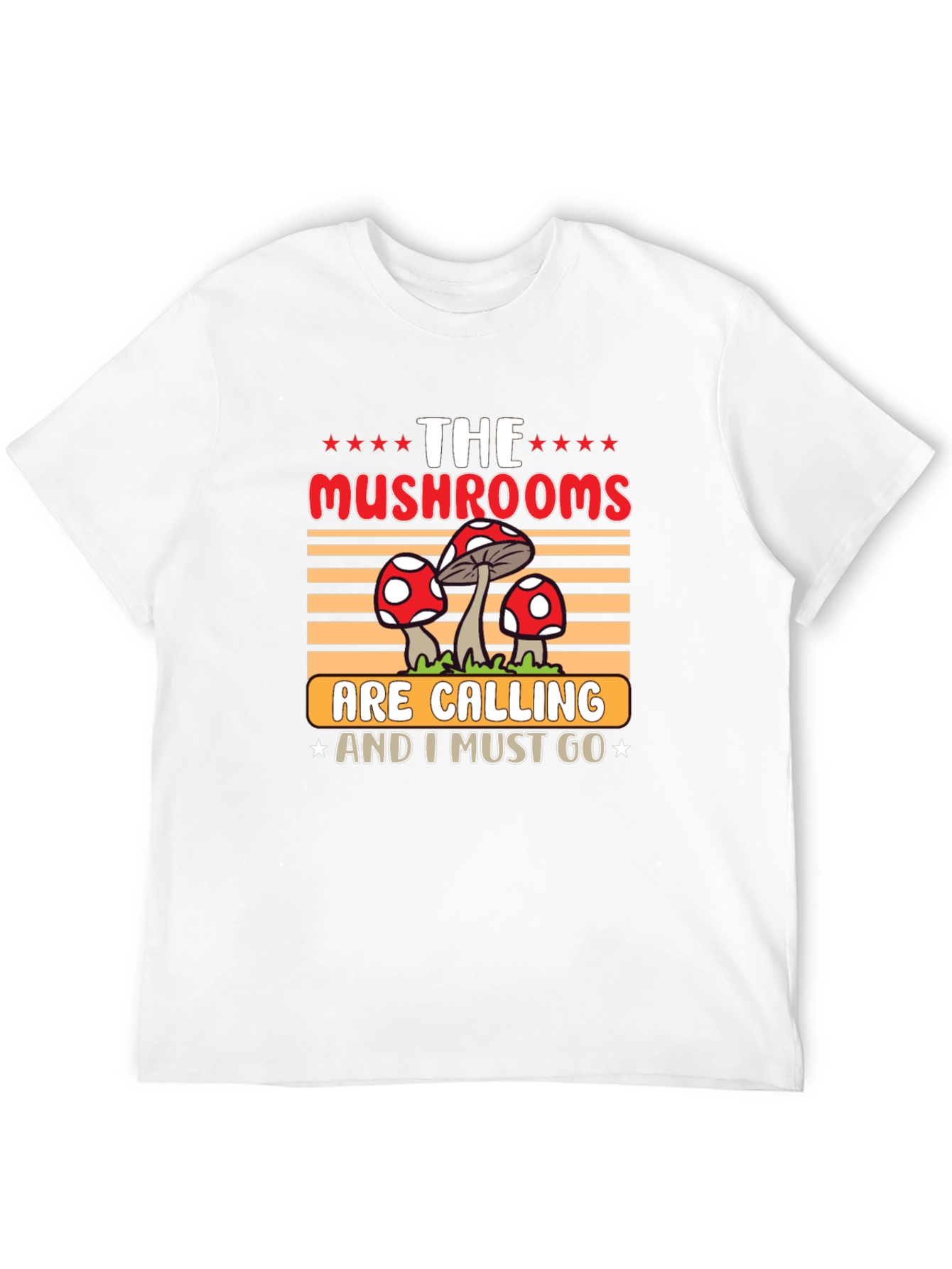 Mushroom Calling T-Shirt: Nature Lovers Tee