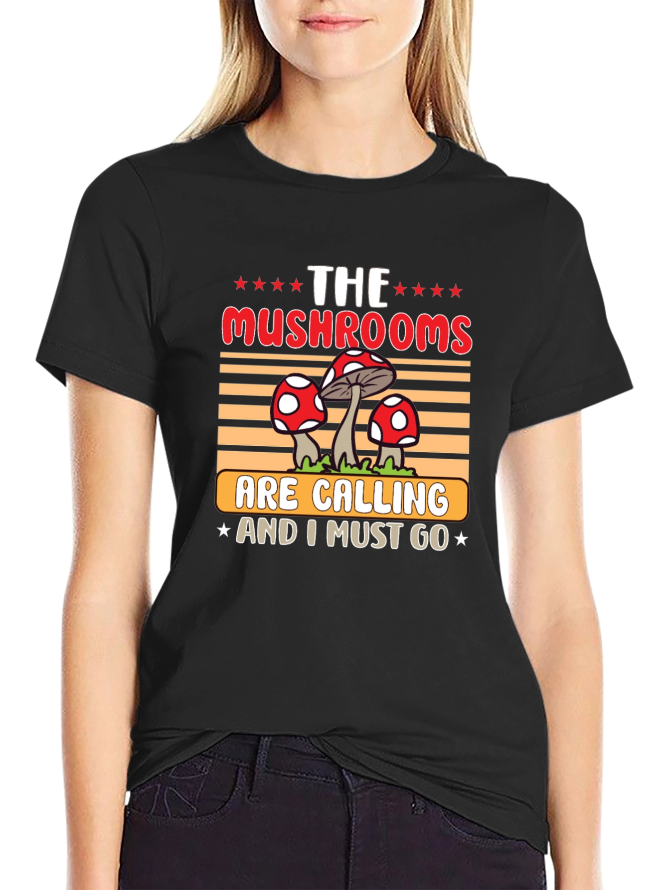 Mushroom Calling T-Shirt: Nature Lovers Tee