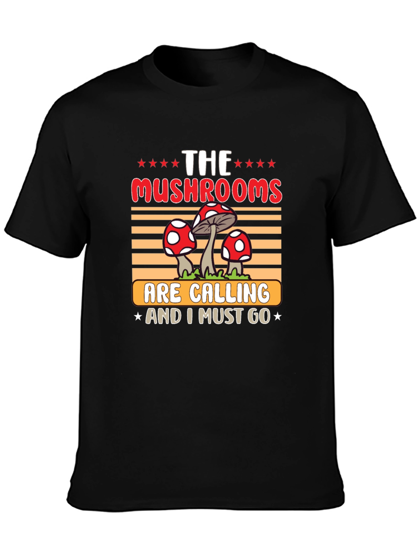 Mushroom Calling T-Shirt: Nature Lovers Tee