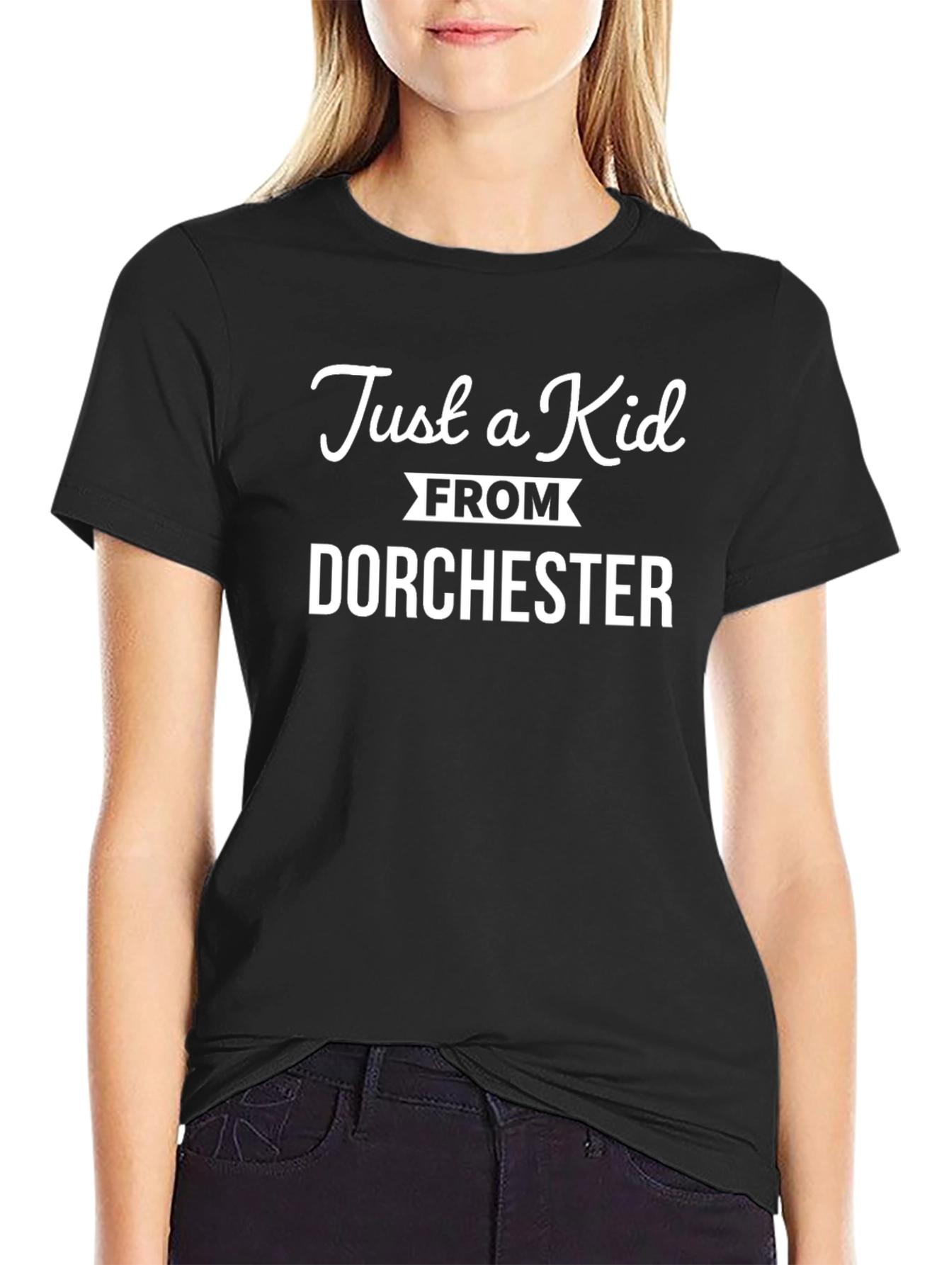 Just a Kid From Dorchester Black T-Shirt