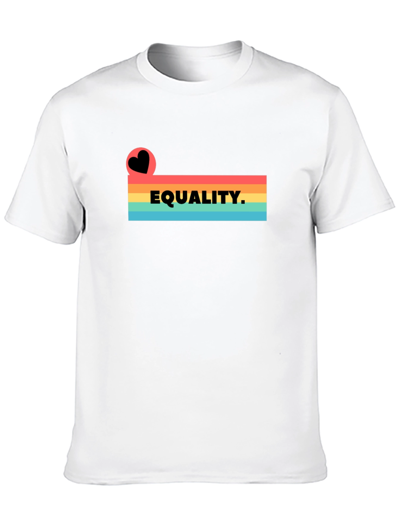 Equality Rainbow Heart T-Shirt