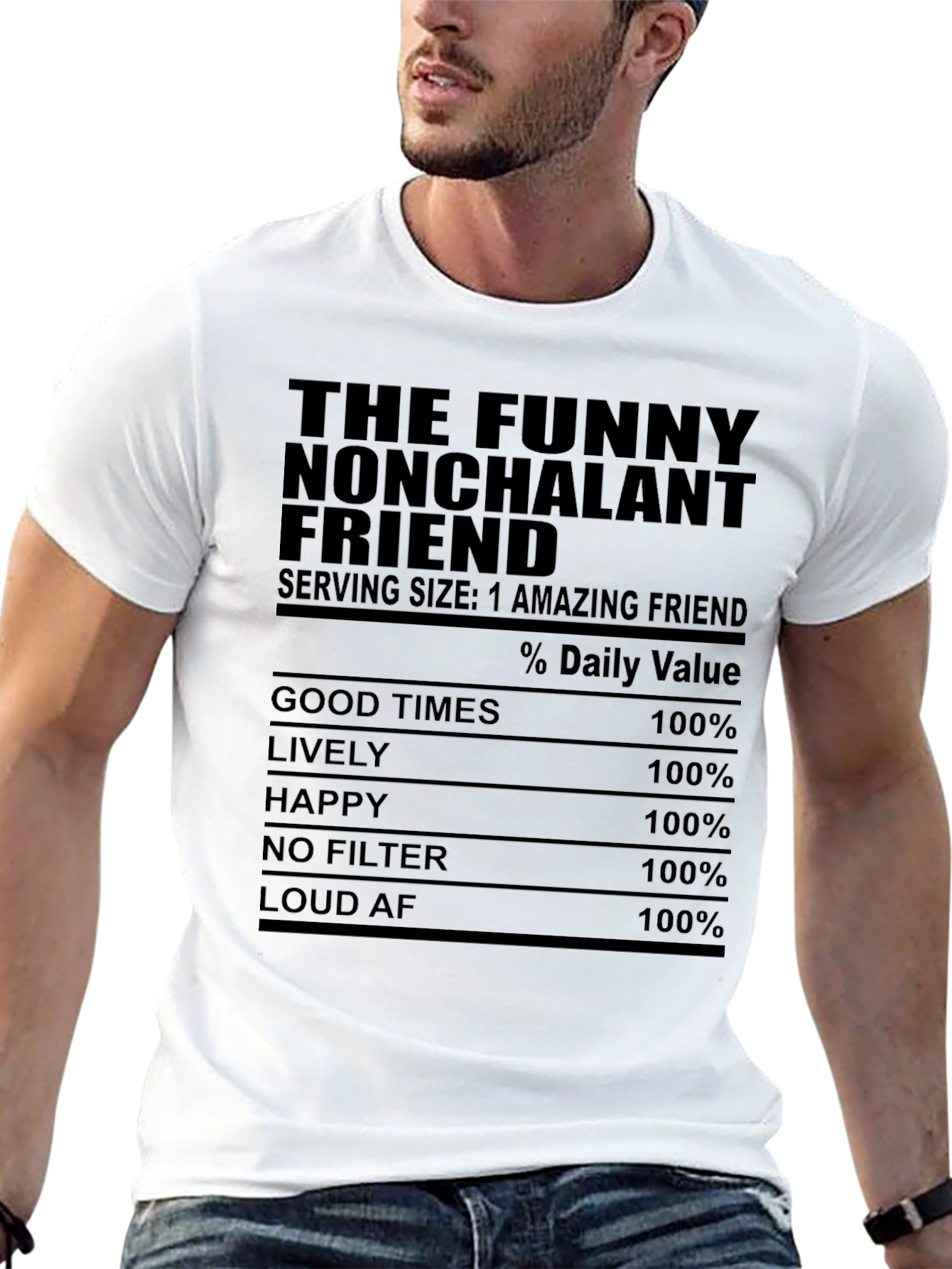 Funny Nonchalant Friend T-Shirt