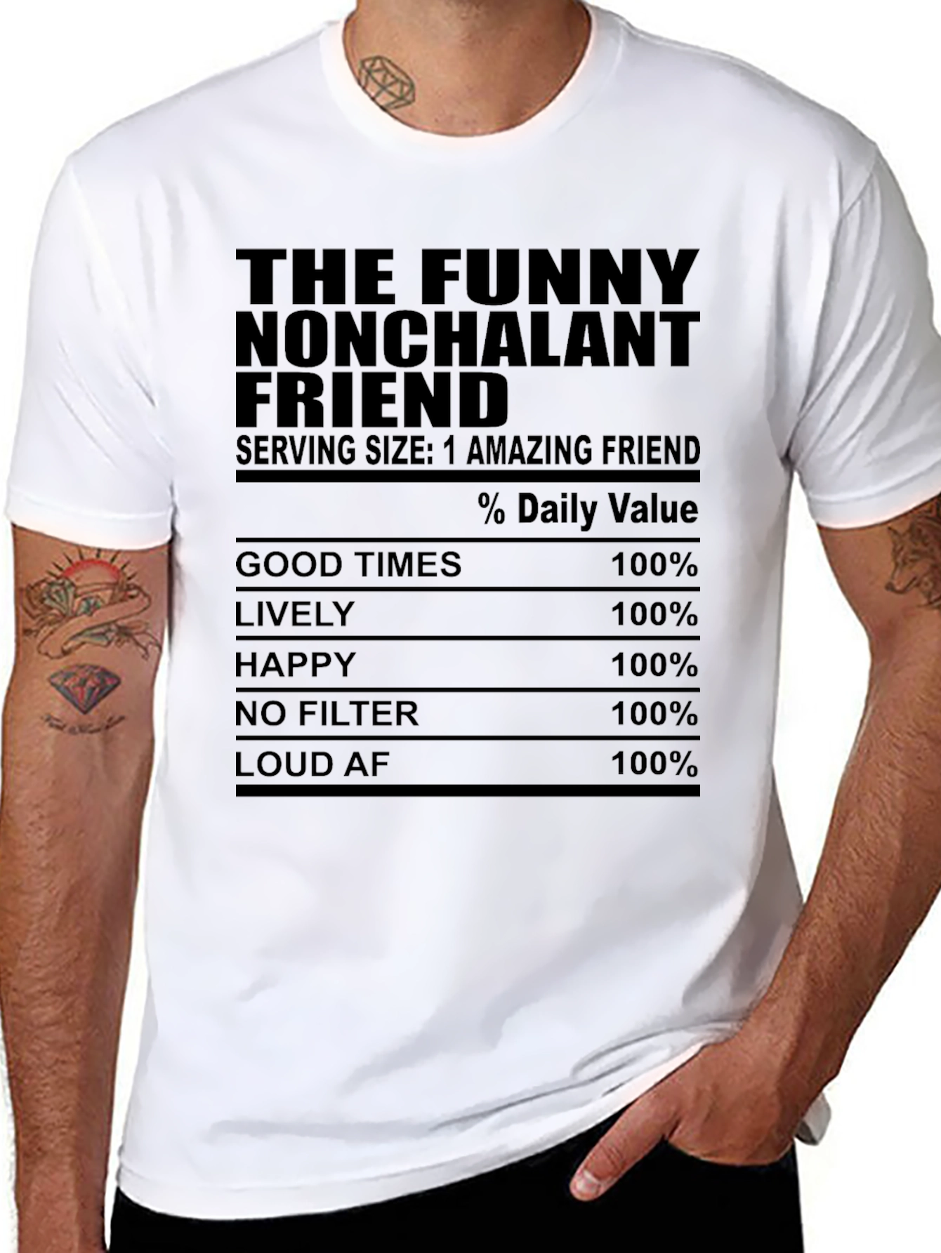 Funny Nonchalant Friend T-Shirt