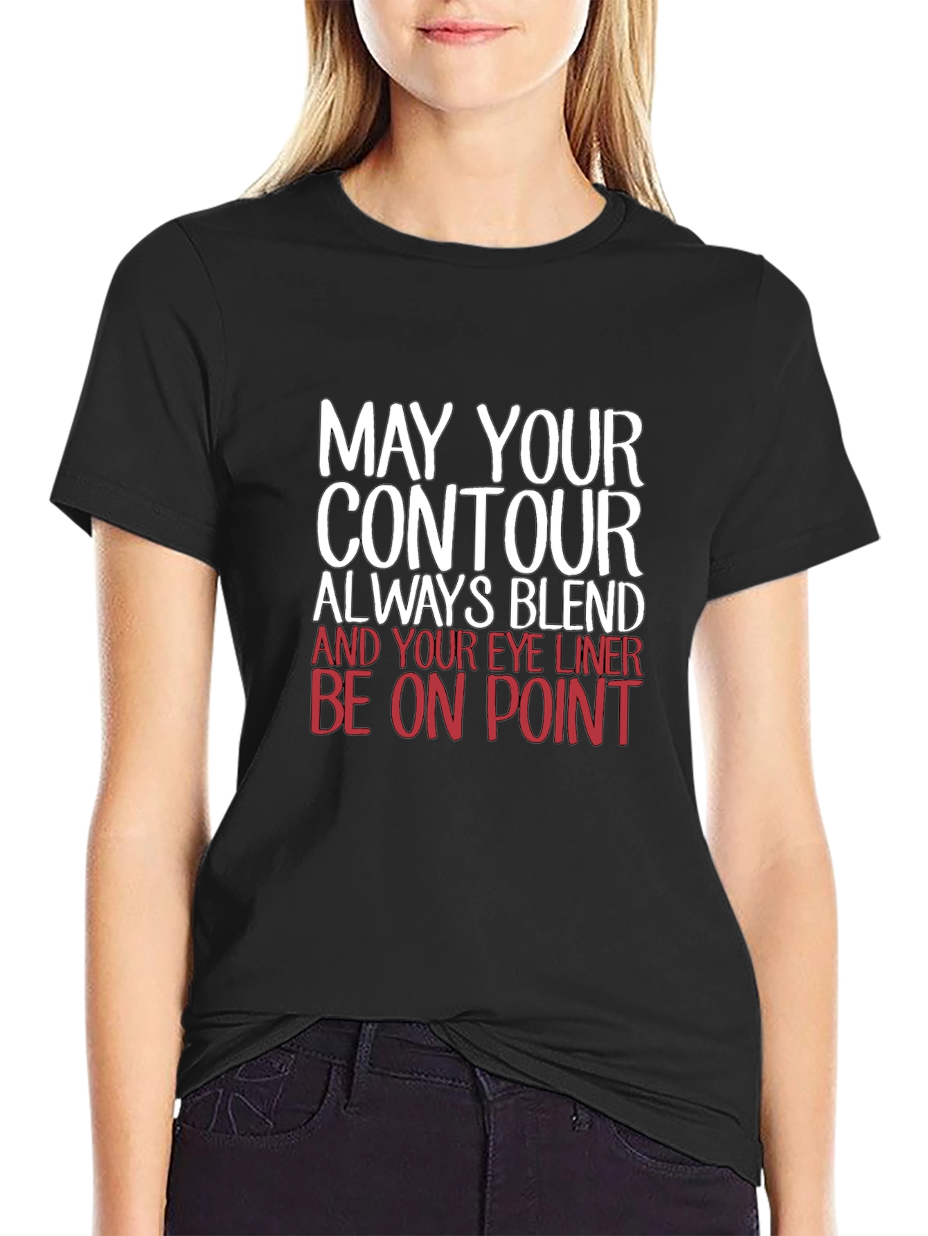 Contour Blend Graphic Tee - Makeup Lover Shirt