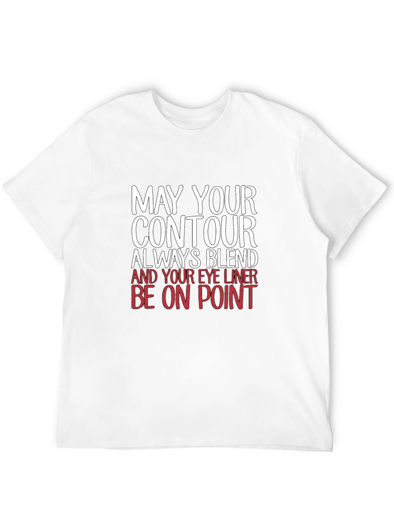 Contour Blend Graphic Tee - Makeup Lover Shirt