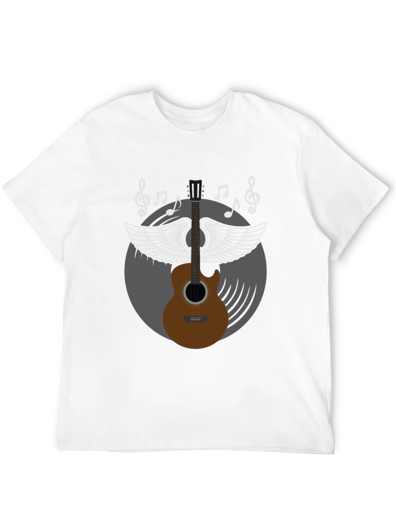 Winged Guitar Music Tee