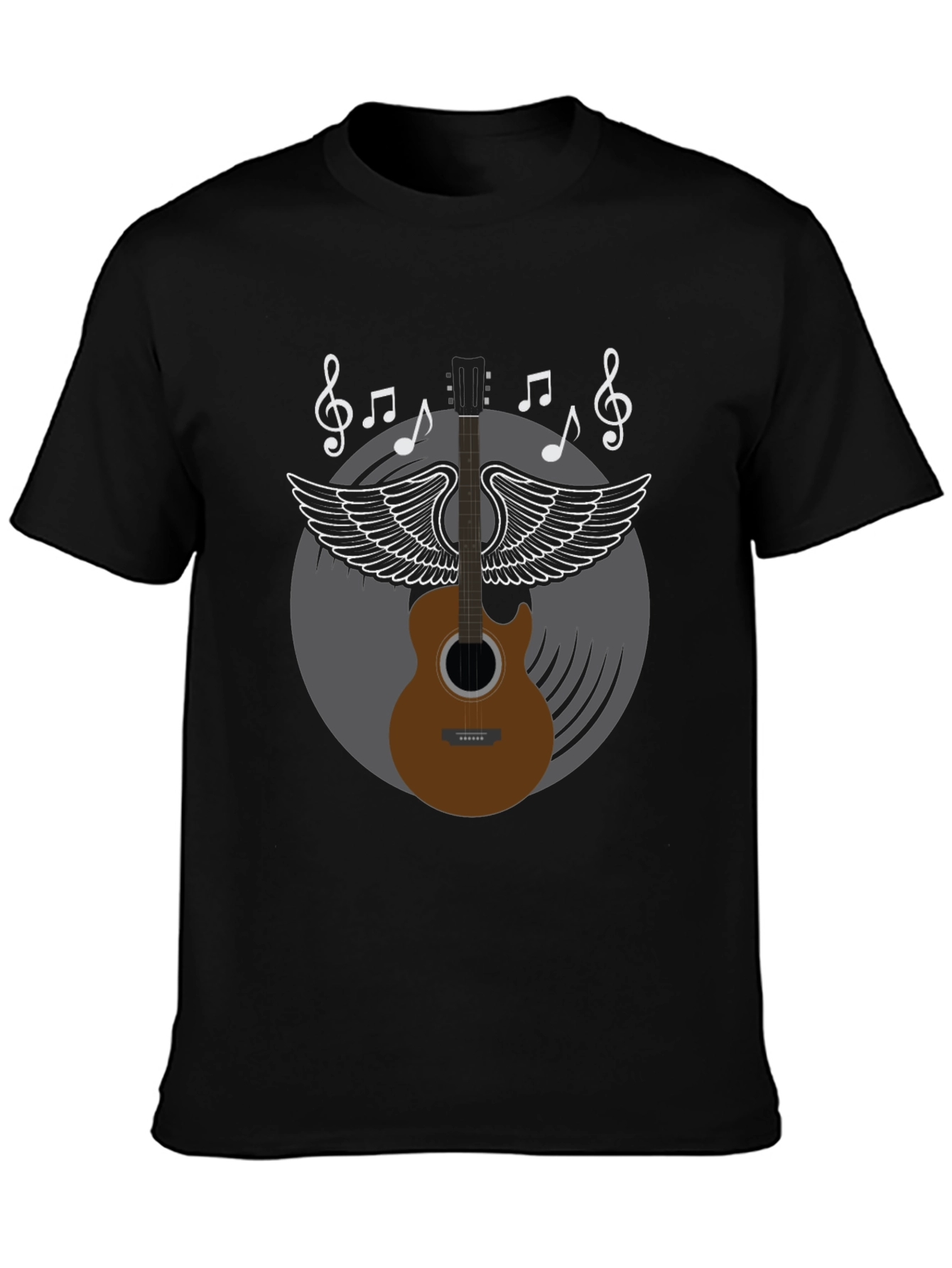 Winged Guitar Music Tee