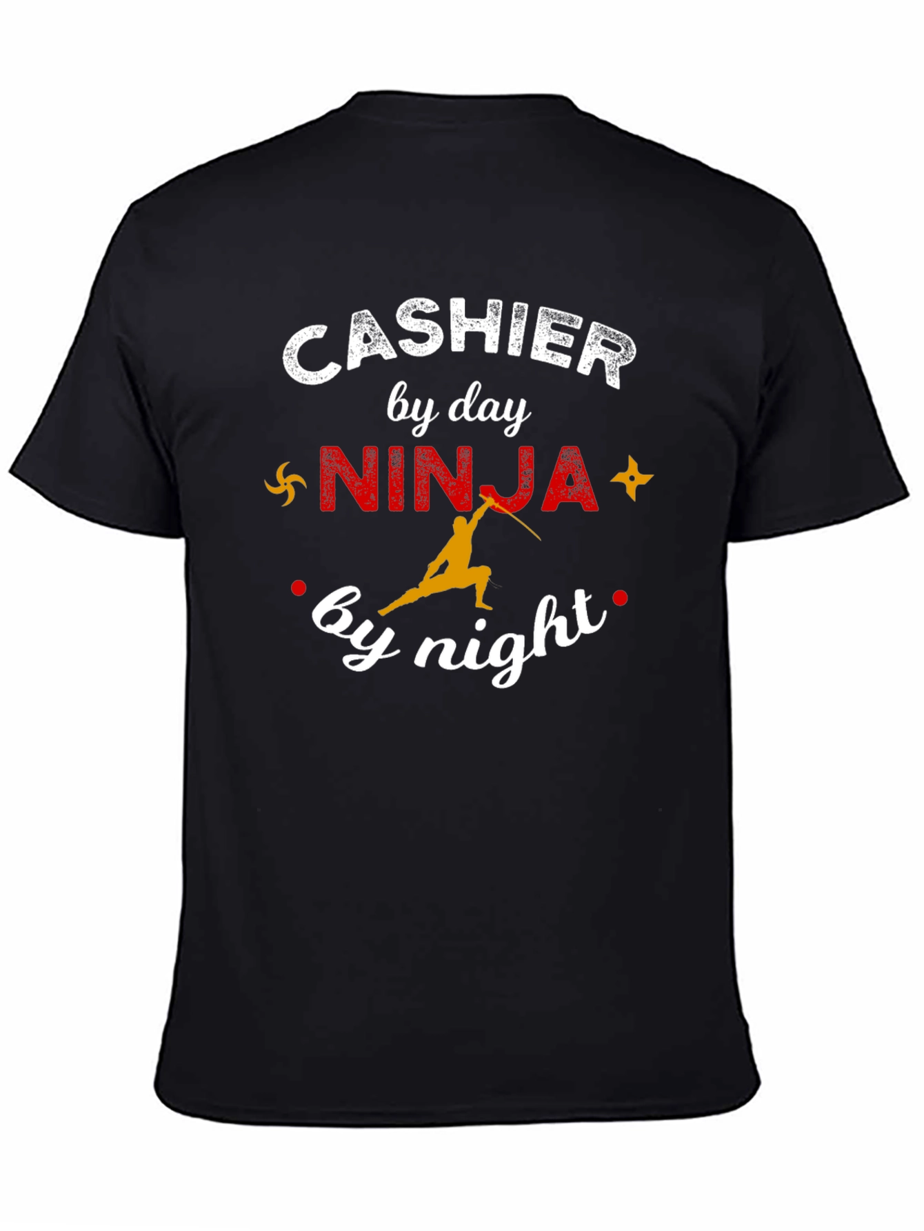 Cashier by Day Ninja by Night Graphic T-Shirt
