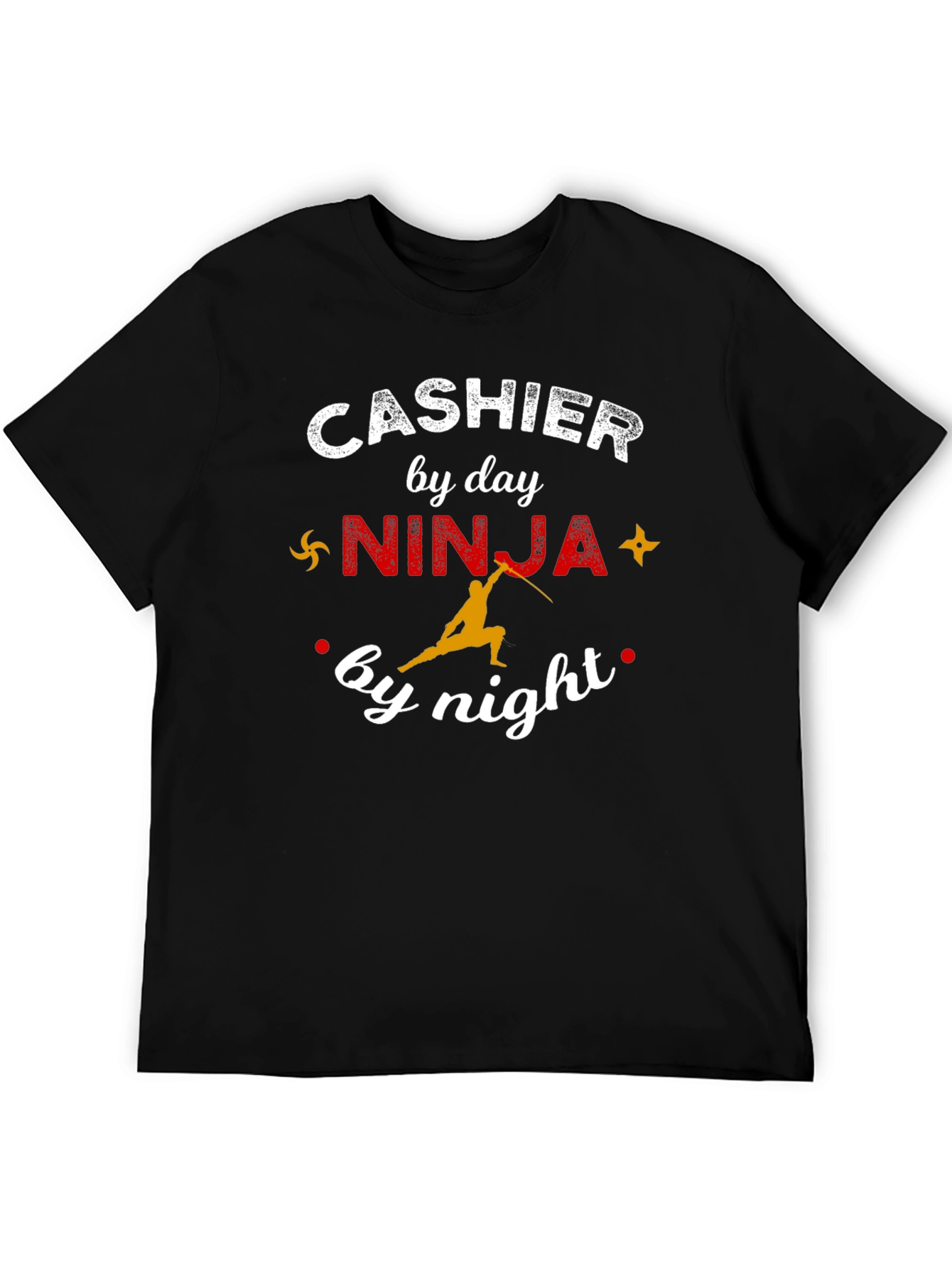 Cashier by Day Ninja by Night Graphic T-Shirt