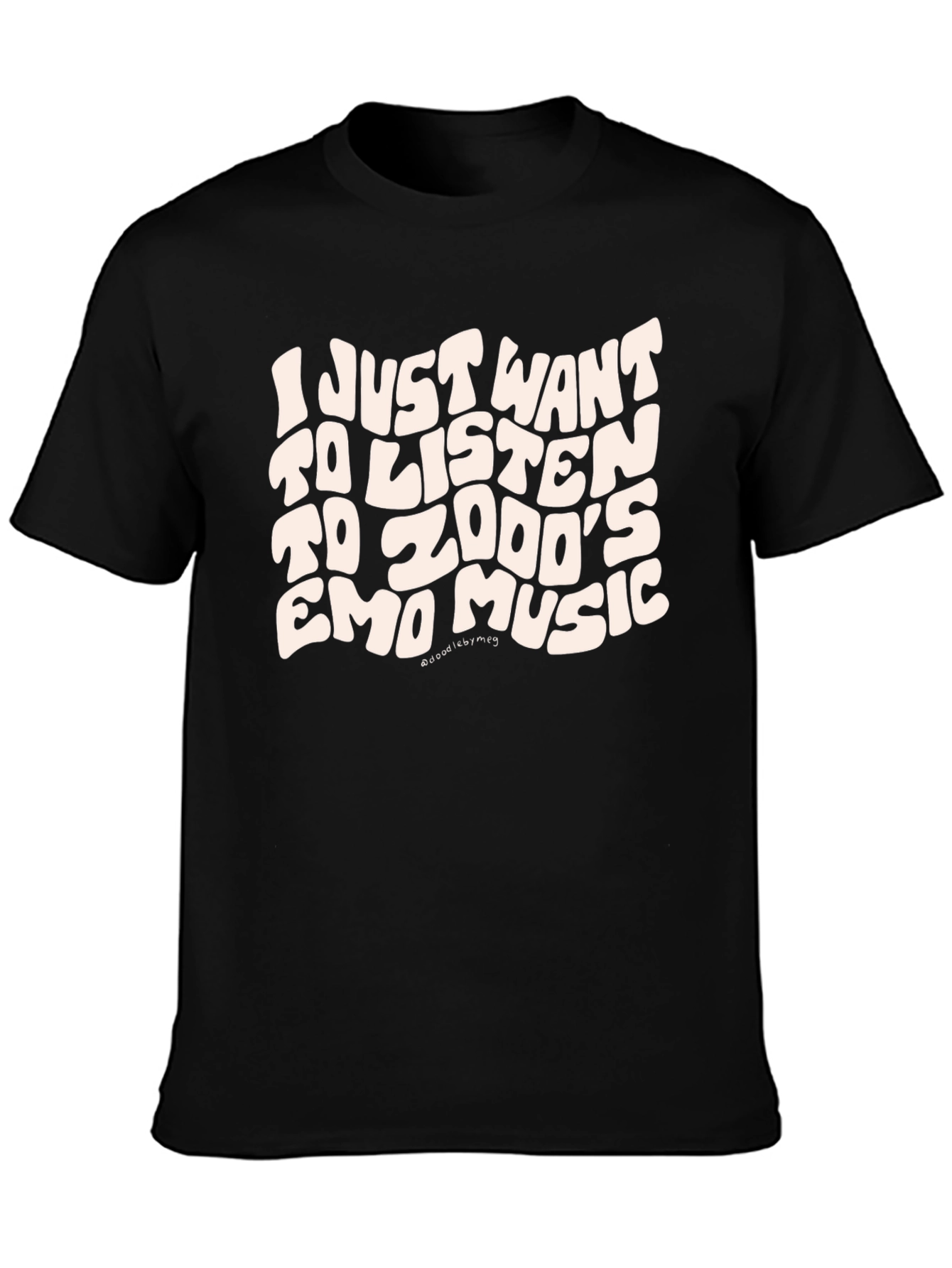 Zodds Emo Music Graphic Tee