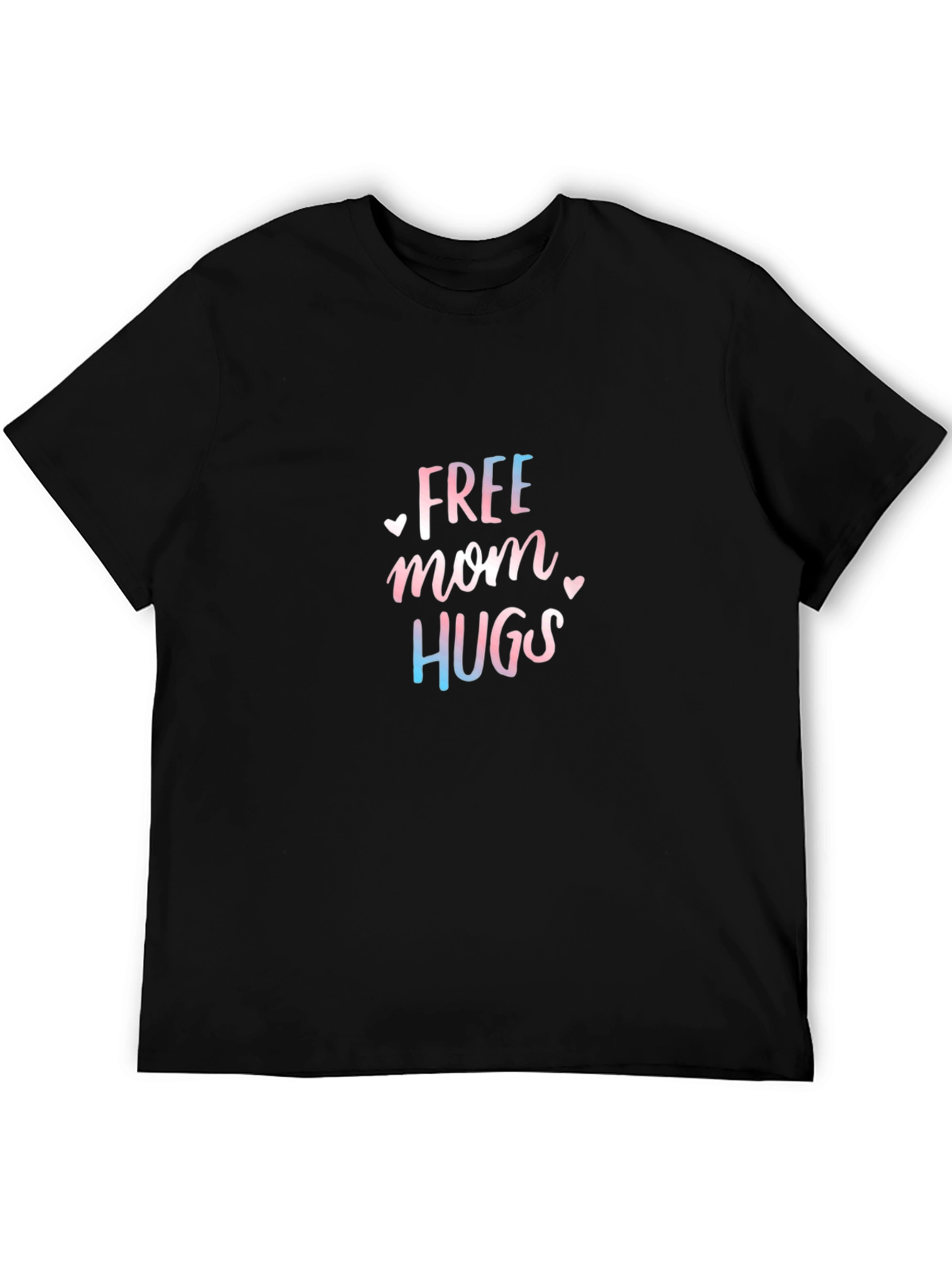 Free Mom Hugs Graphic Tee - Black
