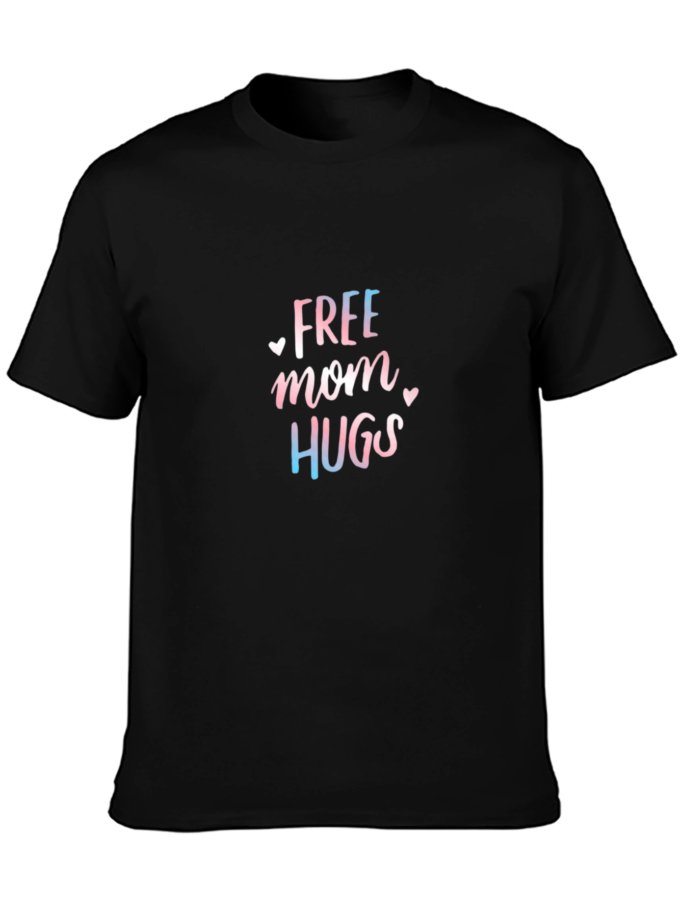 Free Mom Hugs Graphic Tee - Black