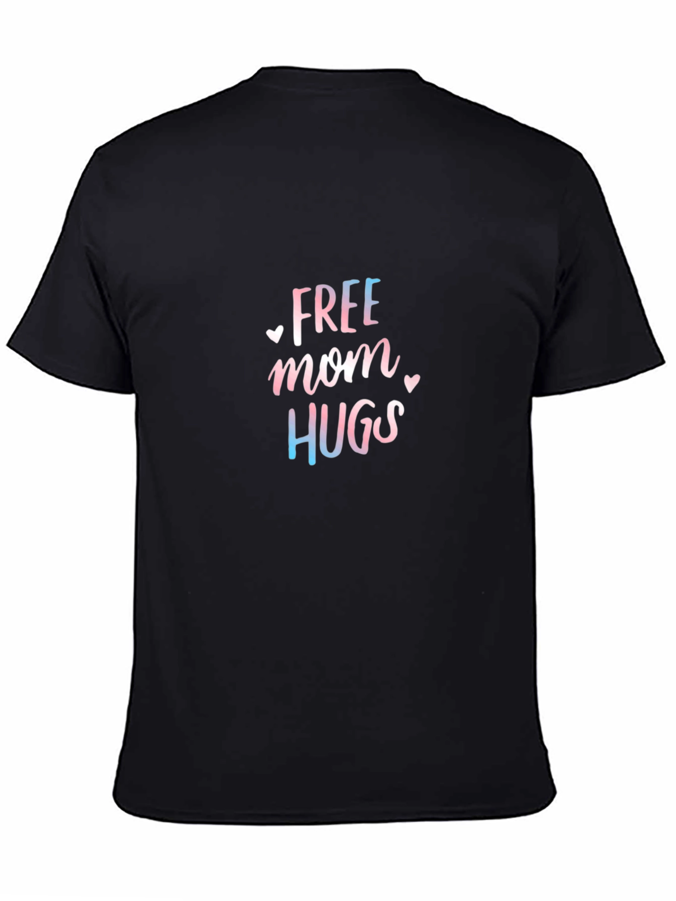 Free Mom Hugs Graphic Tee - Black