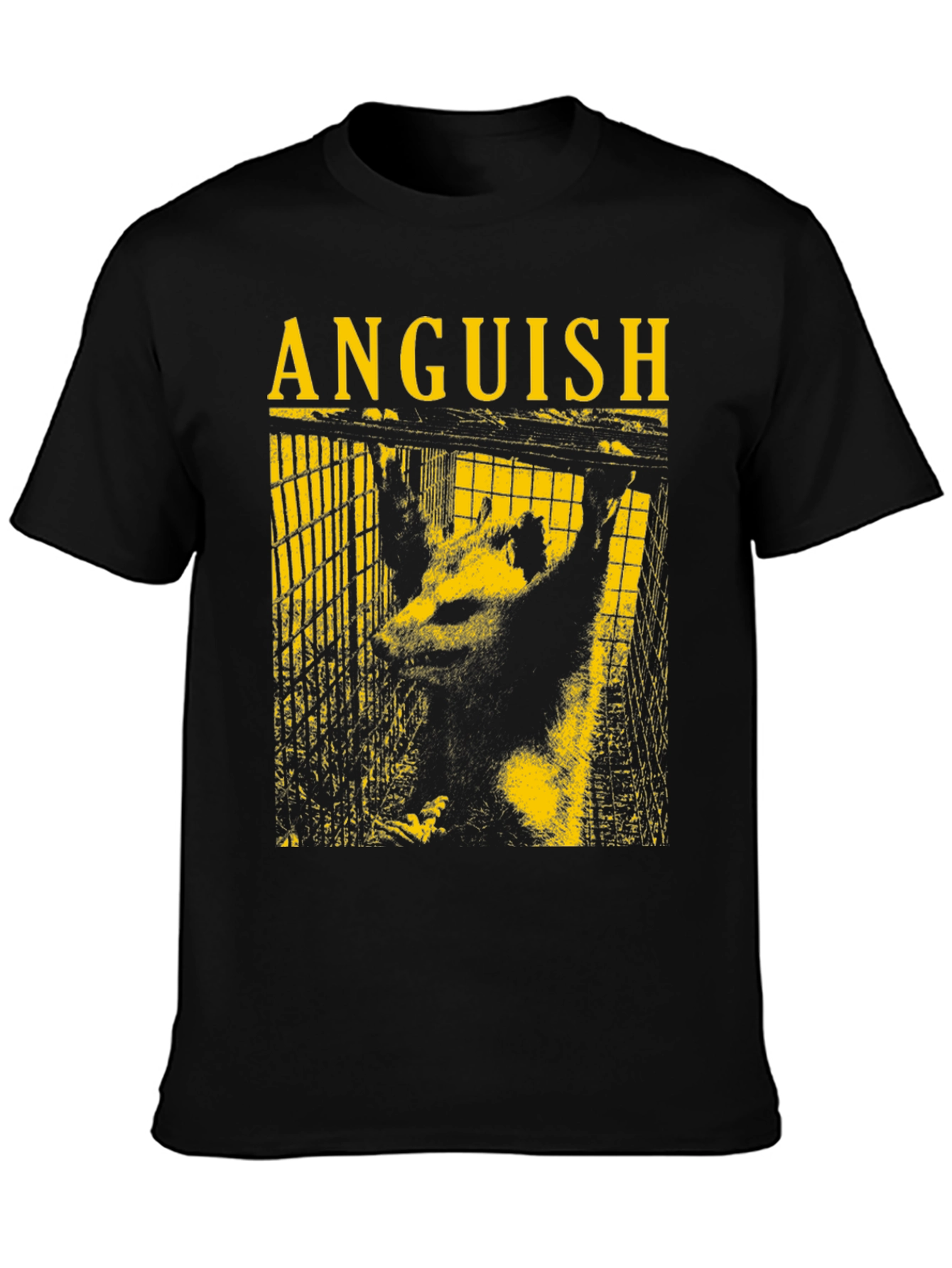 Anguish Graphic Tee - Mens Black T-Shirt