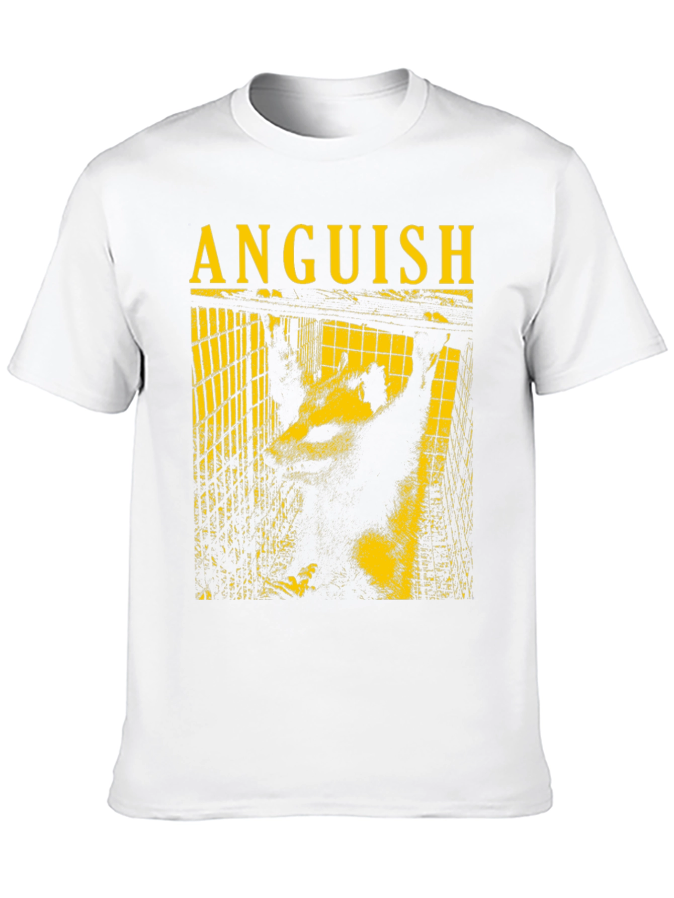 Anguish Graphic Tee - Mens Black T-Shirt