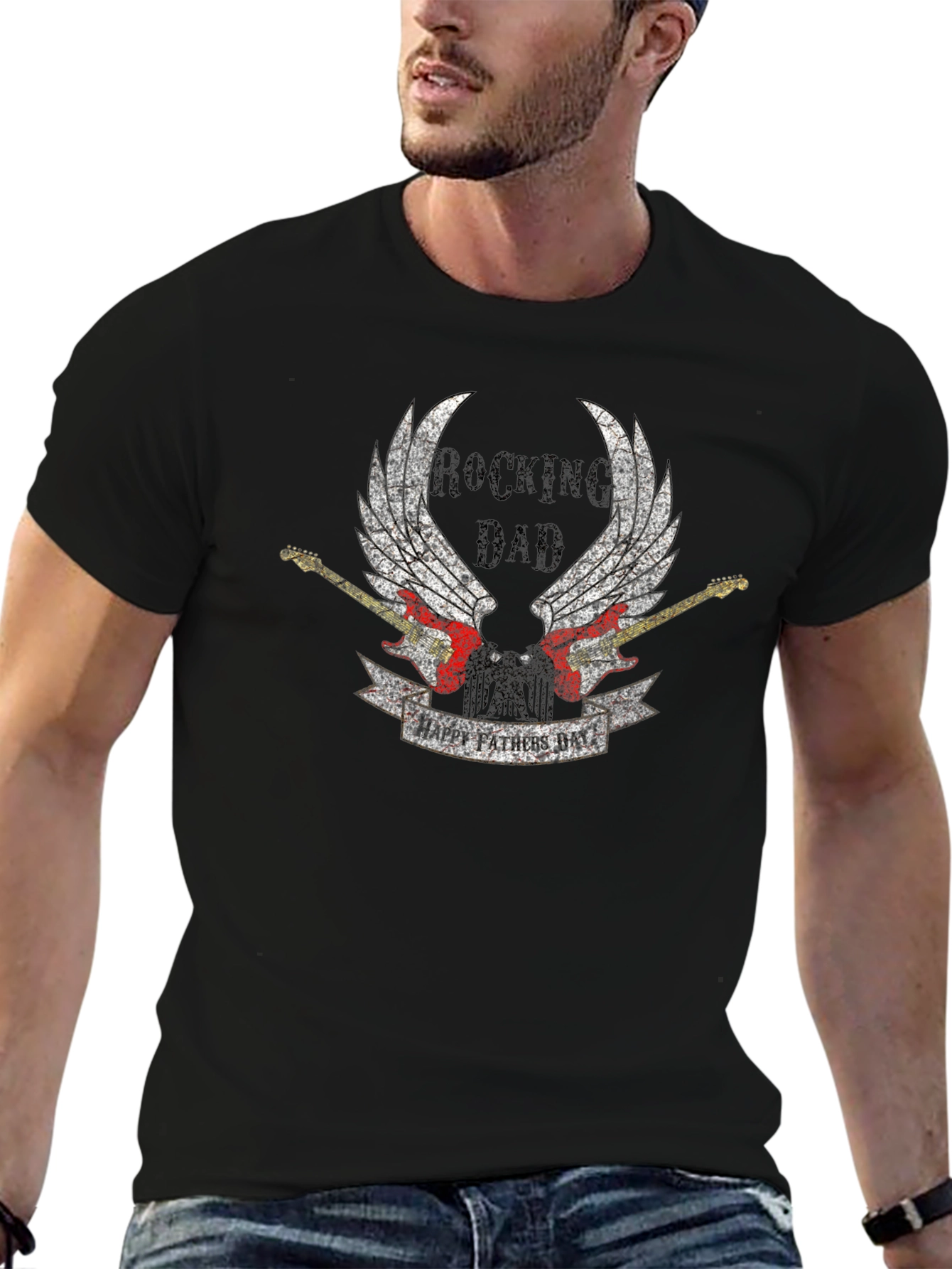 Rocking Dad Graphic T-Shirt
