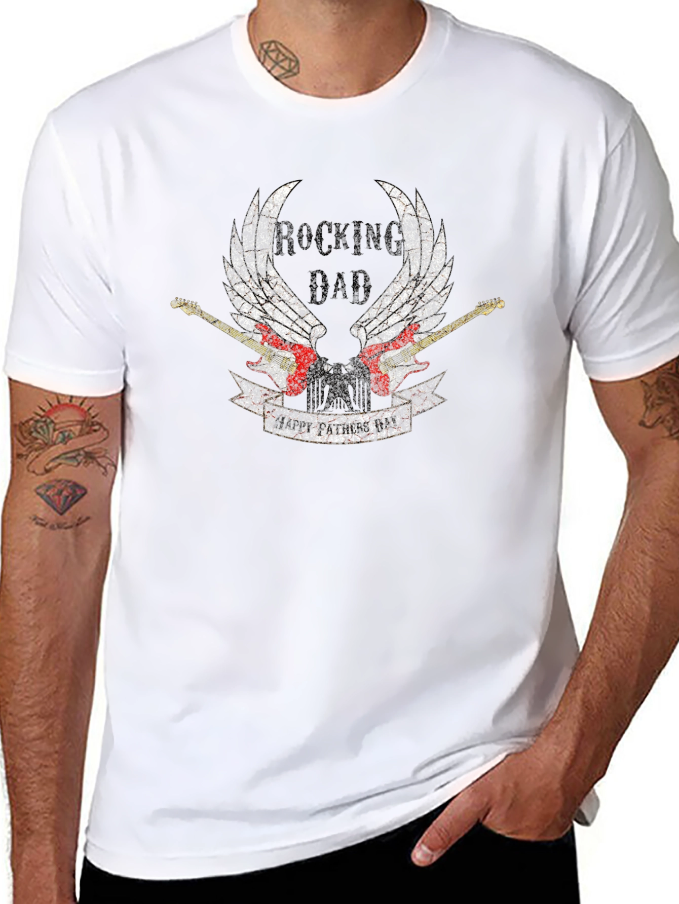 Rocking Dad Graphic T-Shirt