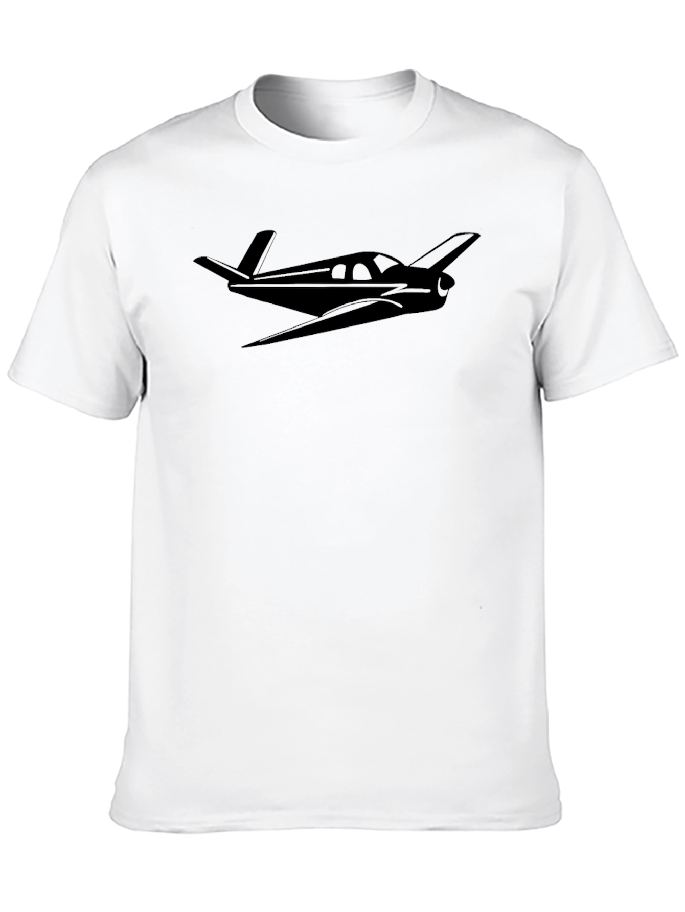 Pilots Aviation T-Shirt - Airplane Silhouette Design