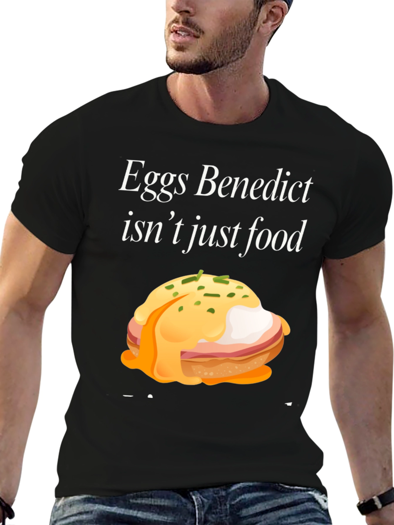 Eggs Benedict Fan T-Shirt - Foodie Novelty Tee