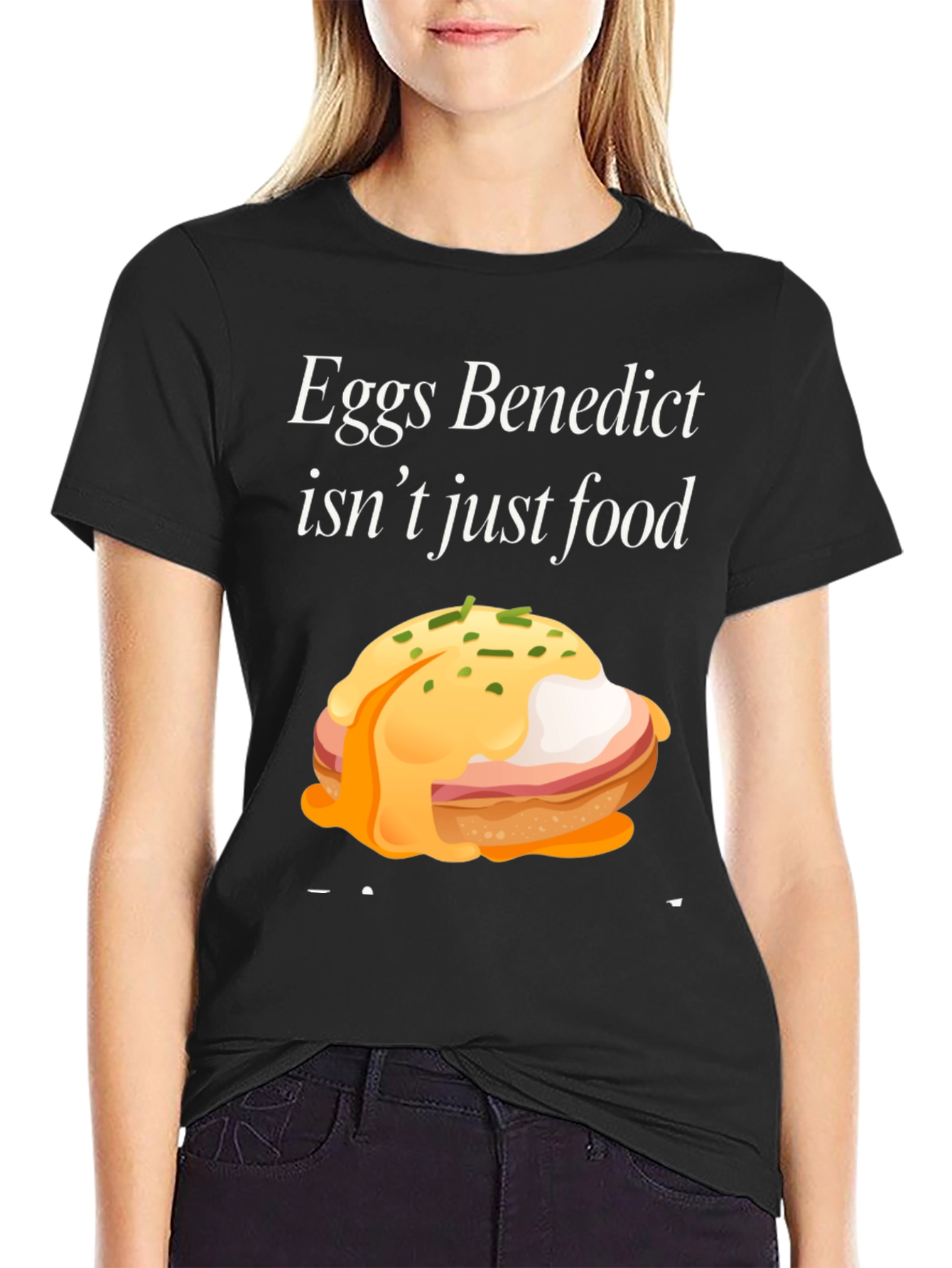 Eggs Benedict Fan T-Shirt - Foodie Novelty Tee