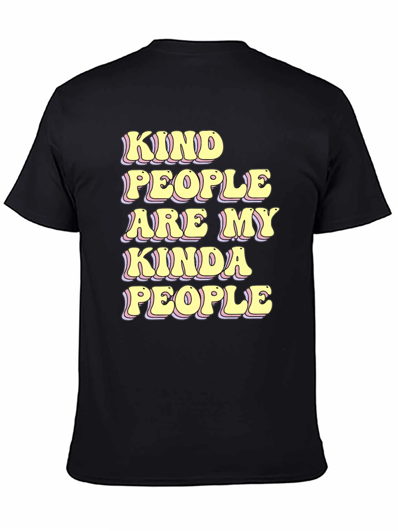 Kind People Graphic Tee - Retro Design
