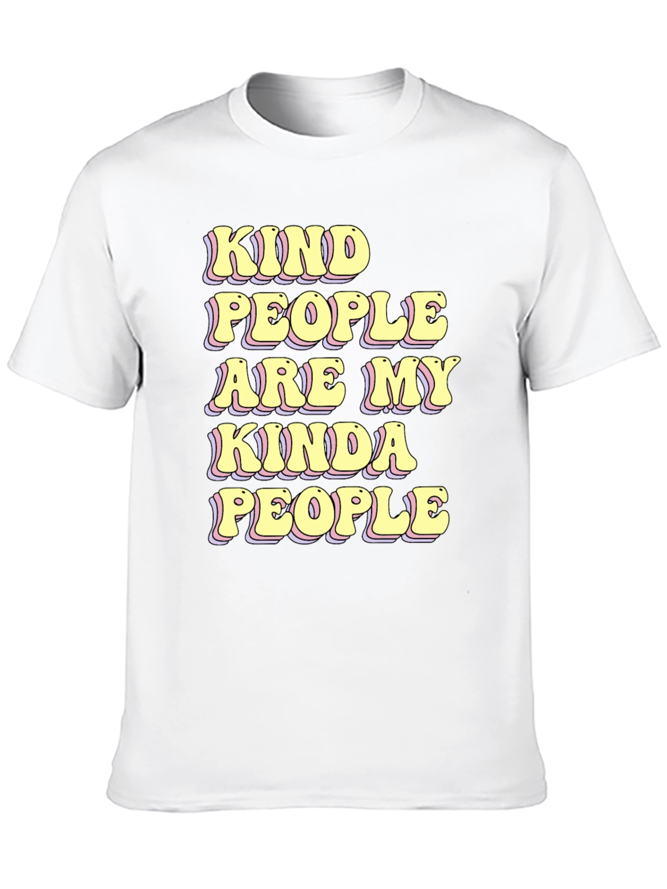 Kind People Graphic Tee - Retro Design
