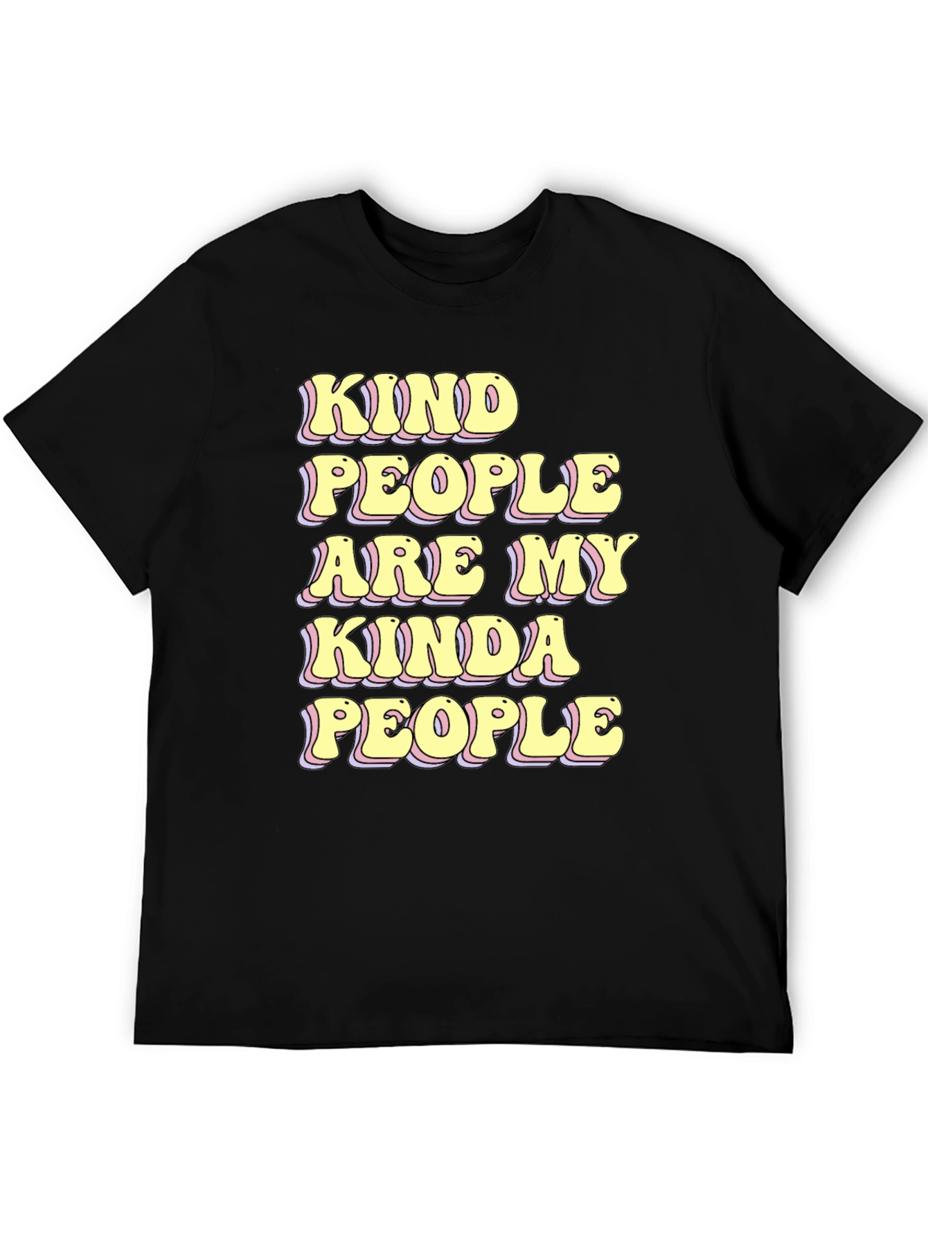 Kind People Graphic Tee - Retro Design