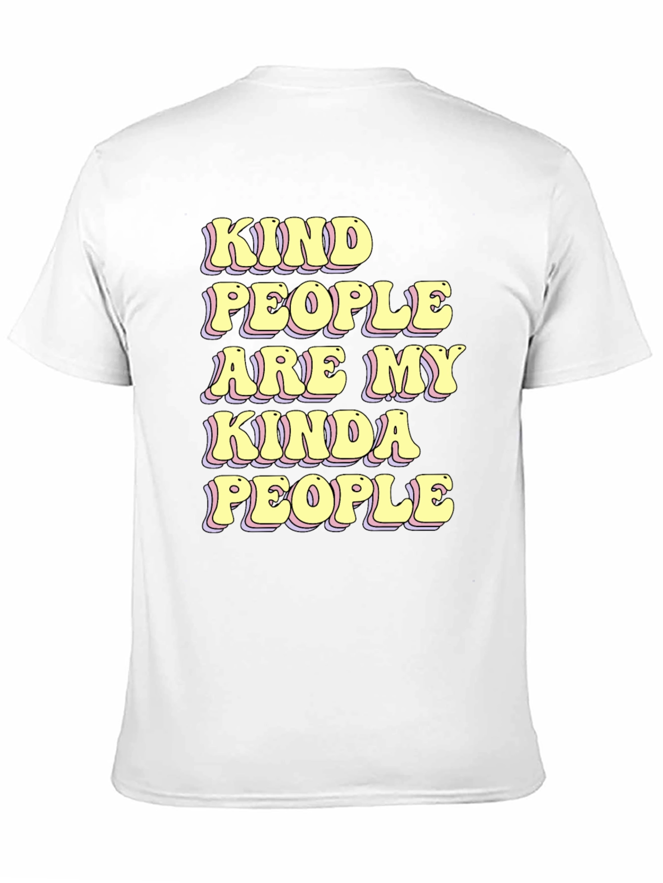 Kind People Graphic Tee - Retro Design