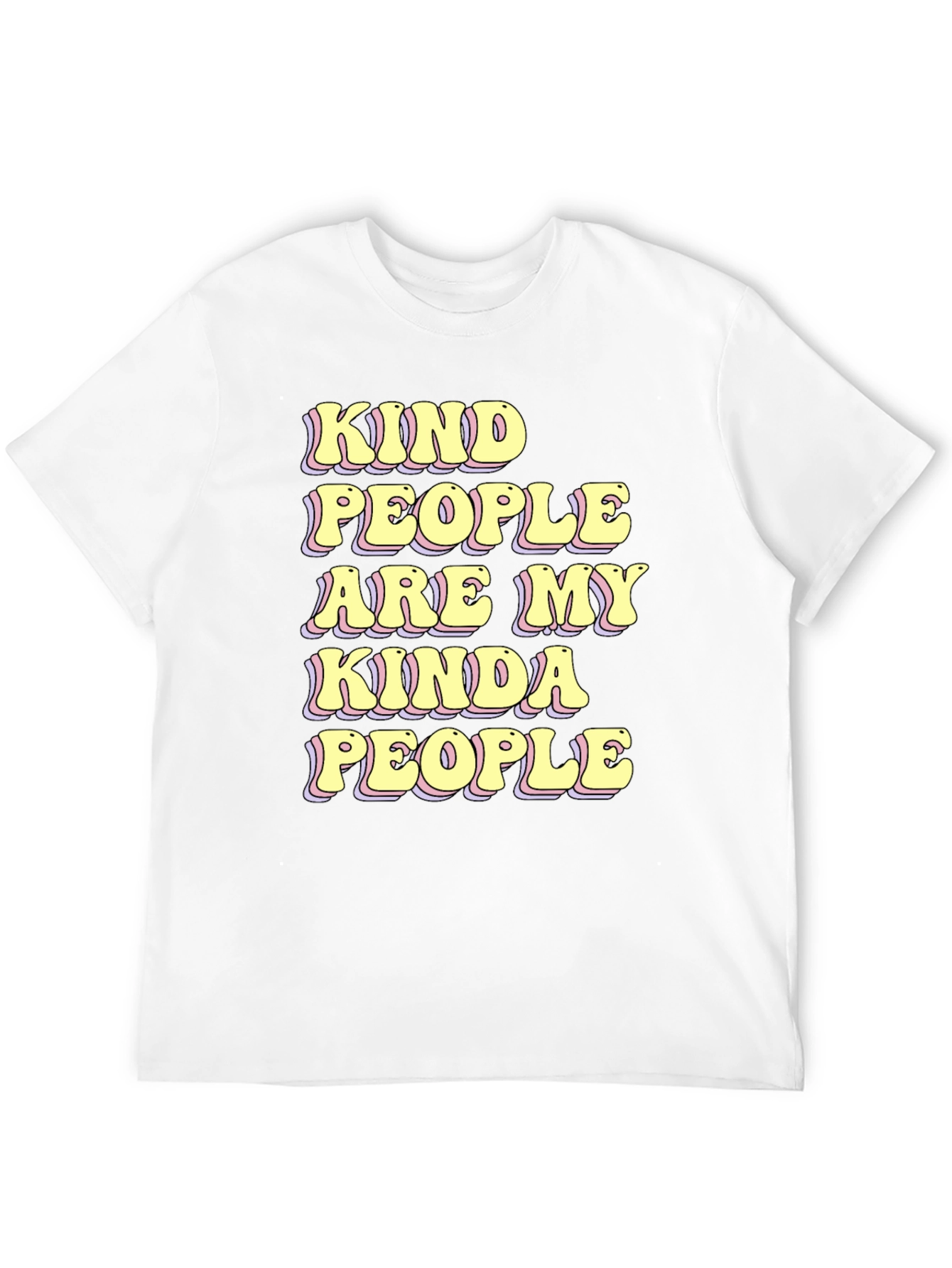 Kind People Graphic Tee - Retro Design