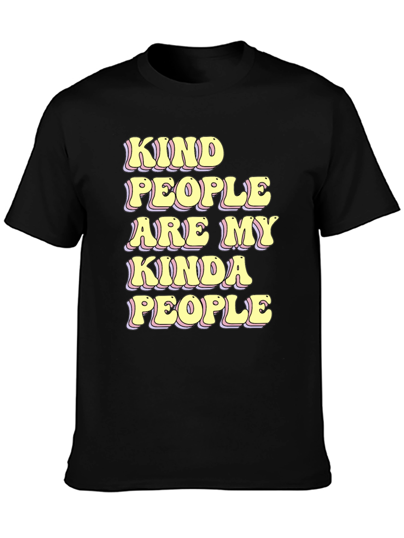 Kind People Graphic Tee - Retro Design