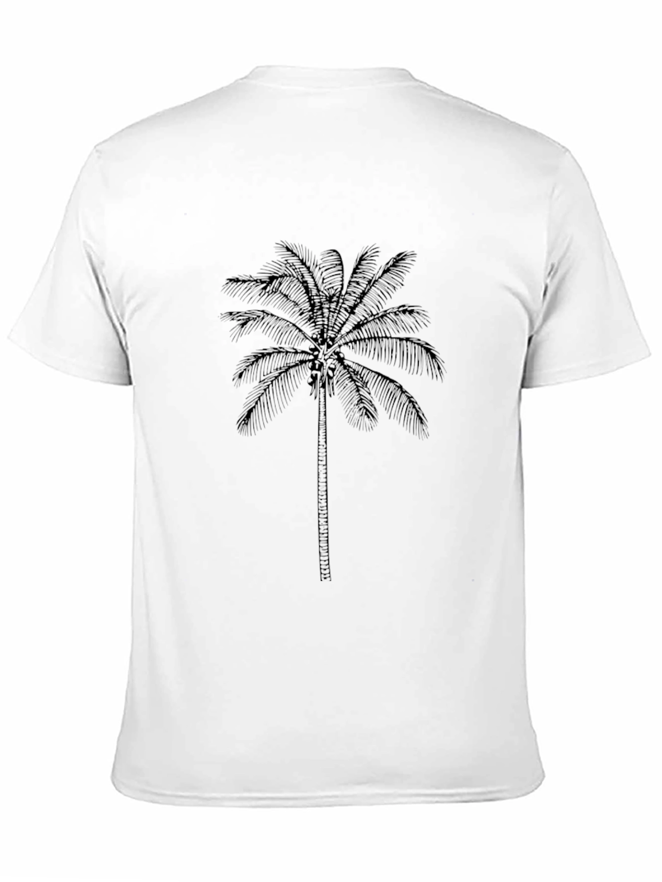 Black Palm Tree Graphic Tee - Stylish Casual Wear