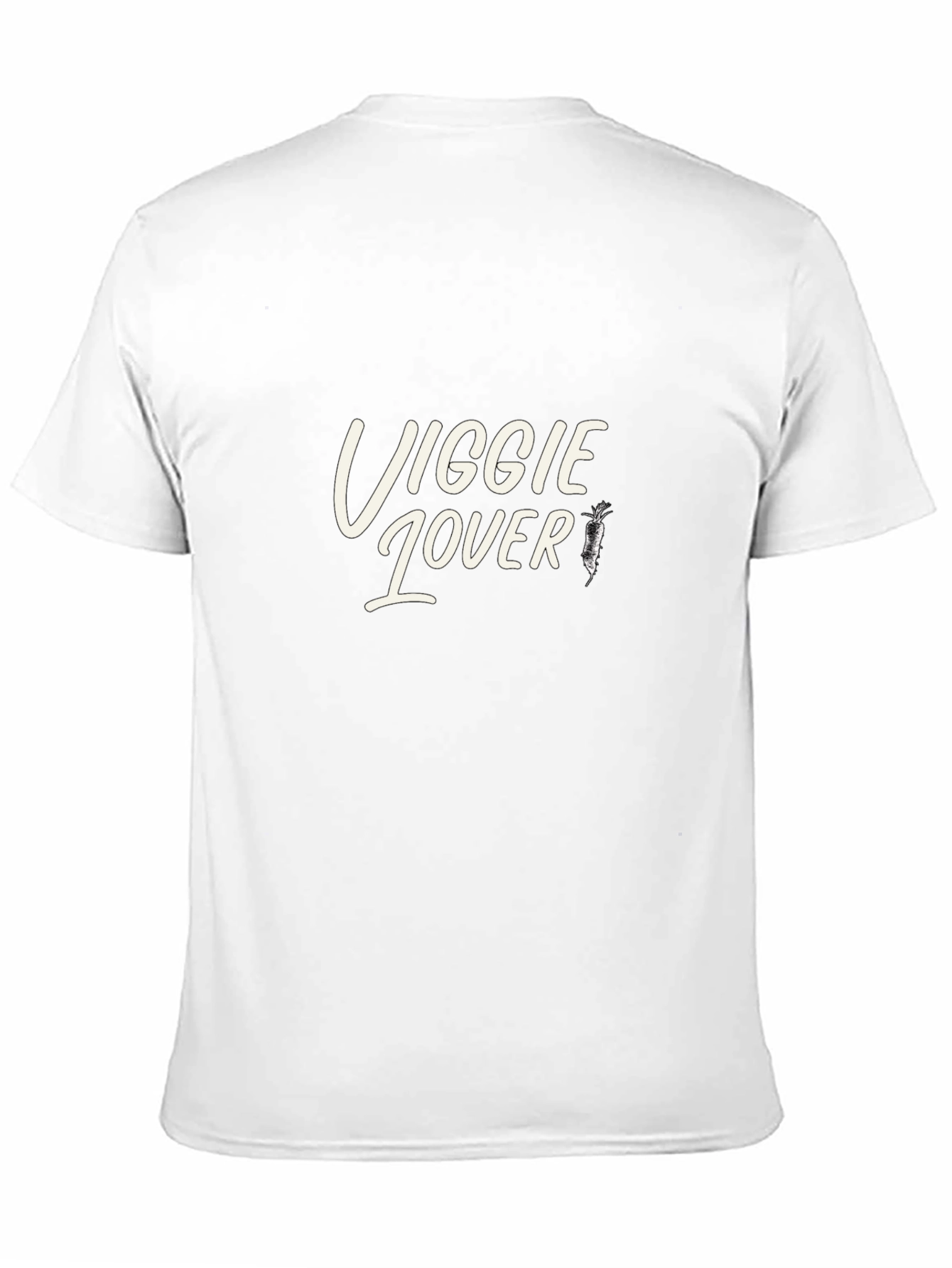Veggie Lover T-Shirt - Black Casual Tee