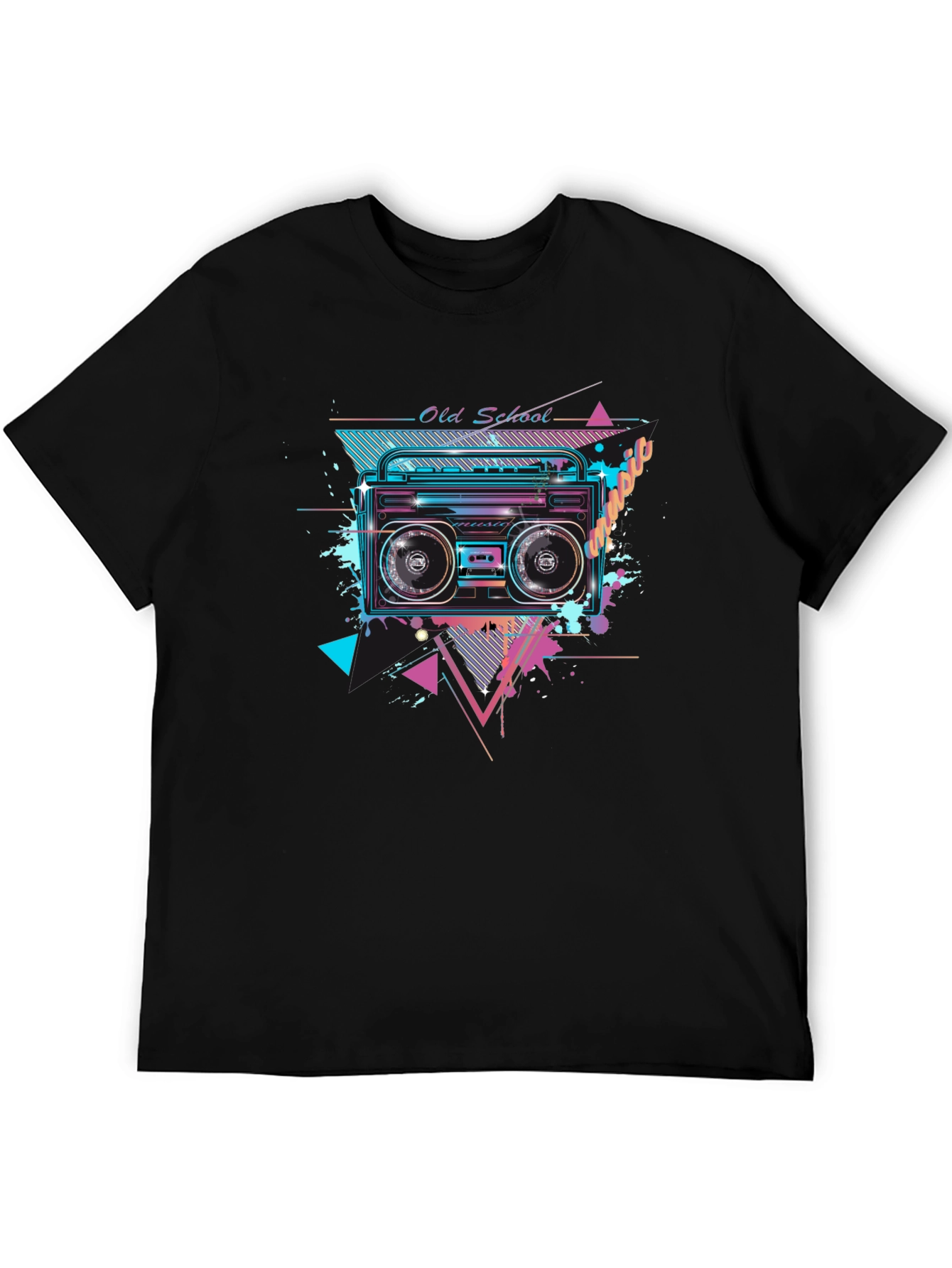 Retro Boombox Graphic Tee