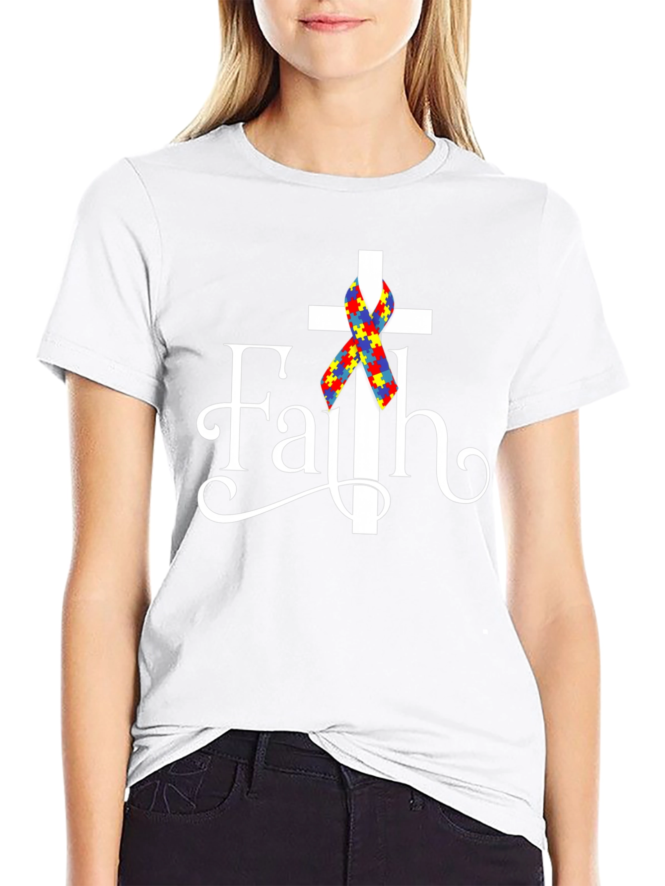 Faith Autism Awareness T-Shirt