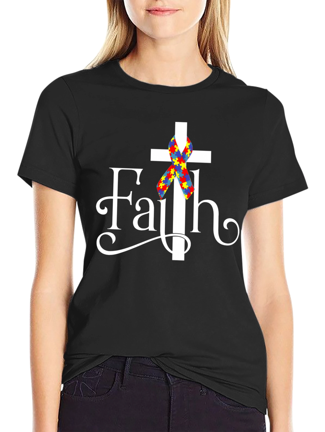 Faith Autism Awareness T-Shirt