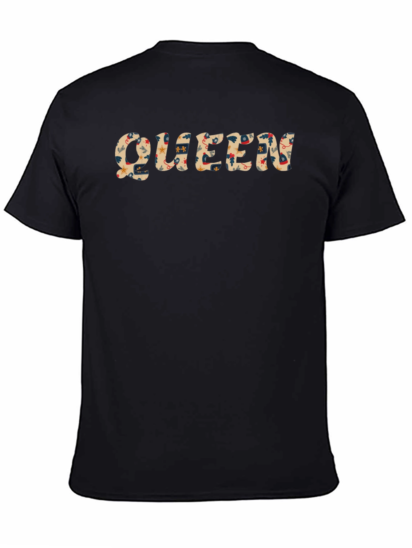 Queen Graphic Print Black T-Shirt