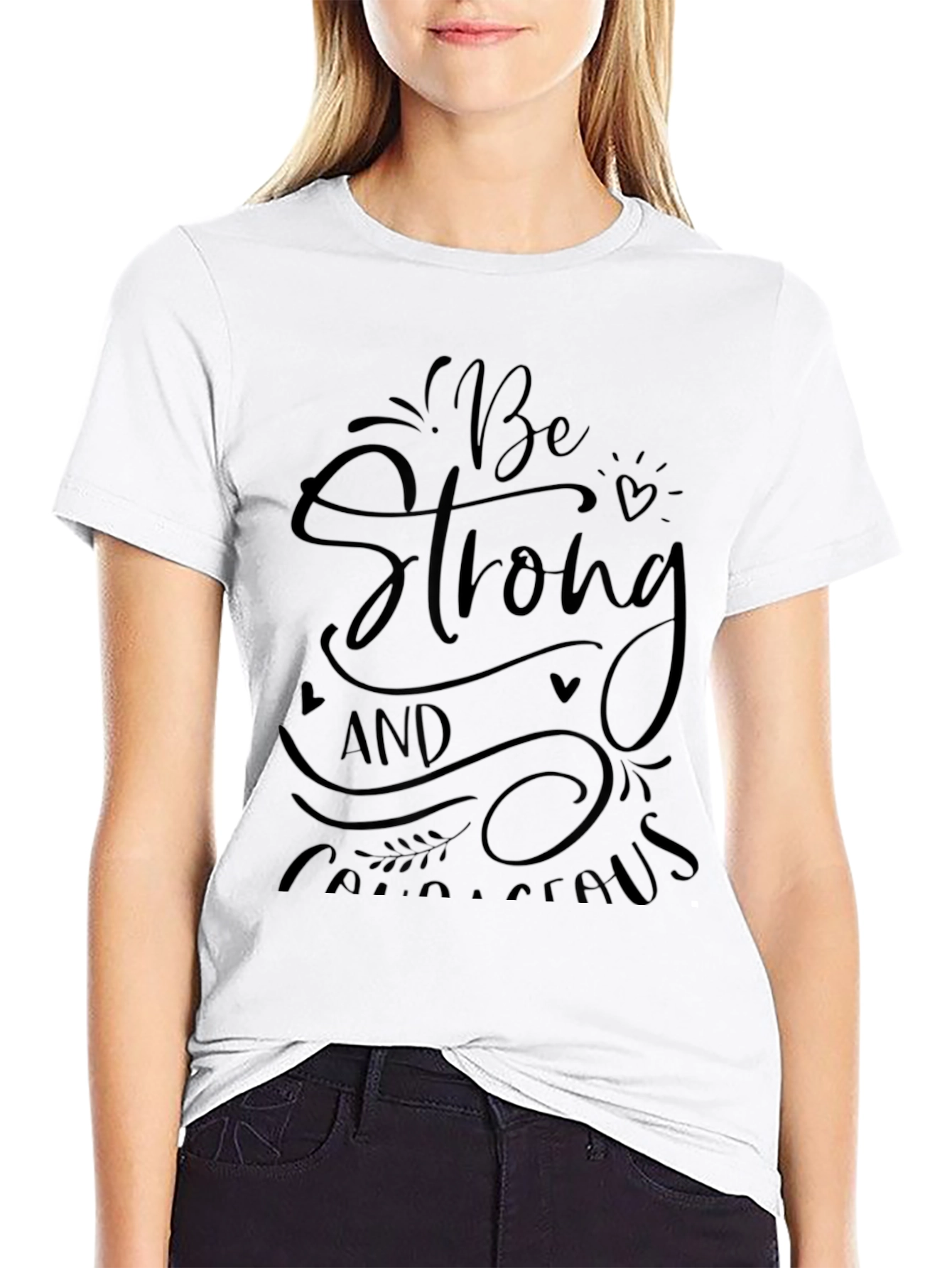 Be Strong and Courageous Graphic Tee