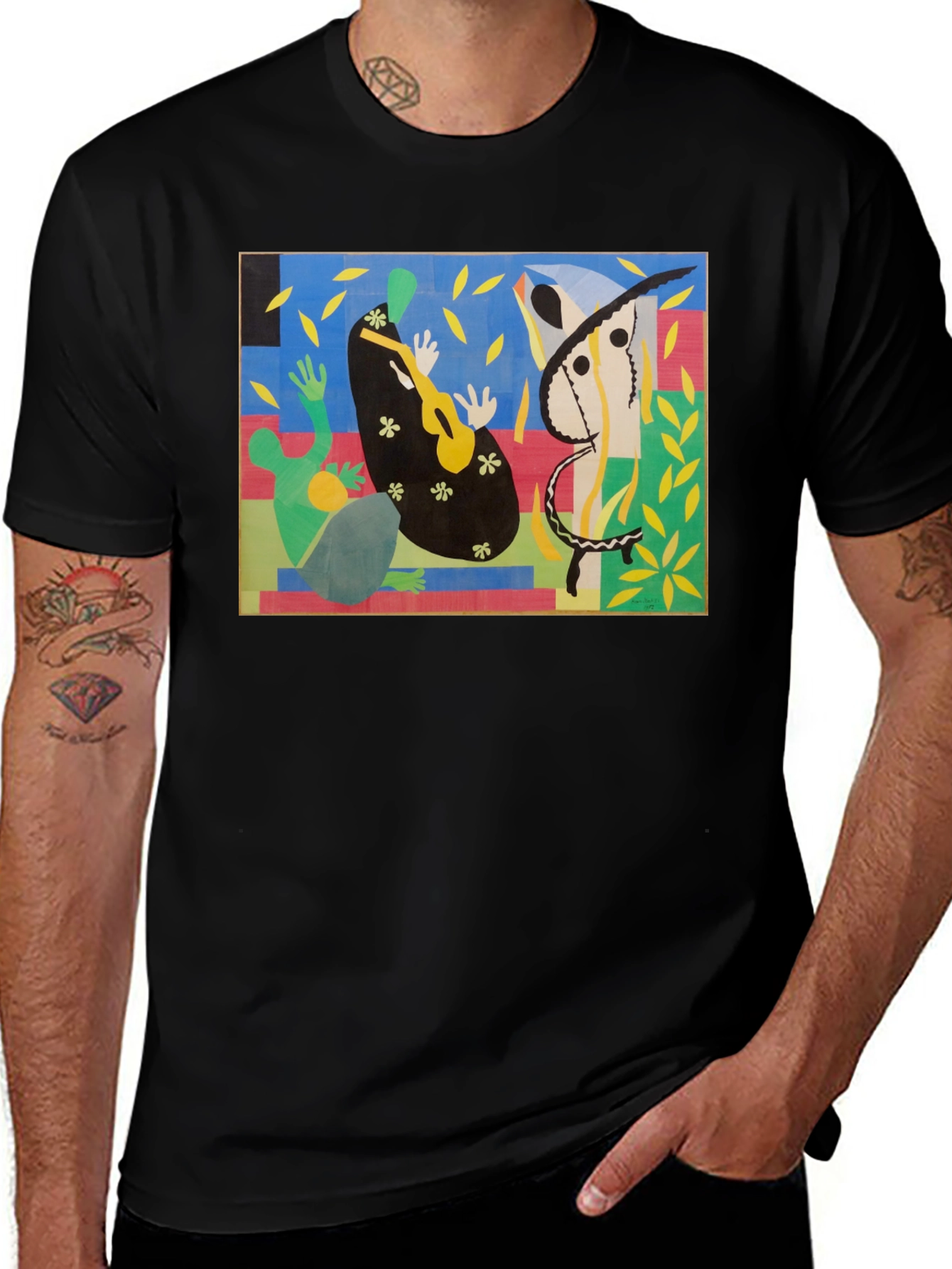 Abstract Art T-Shirt - Henri Matisse Inspired