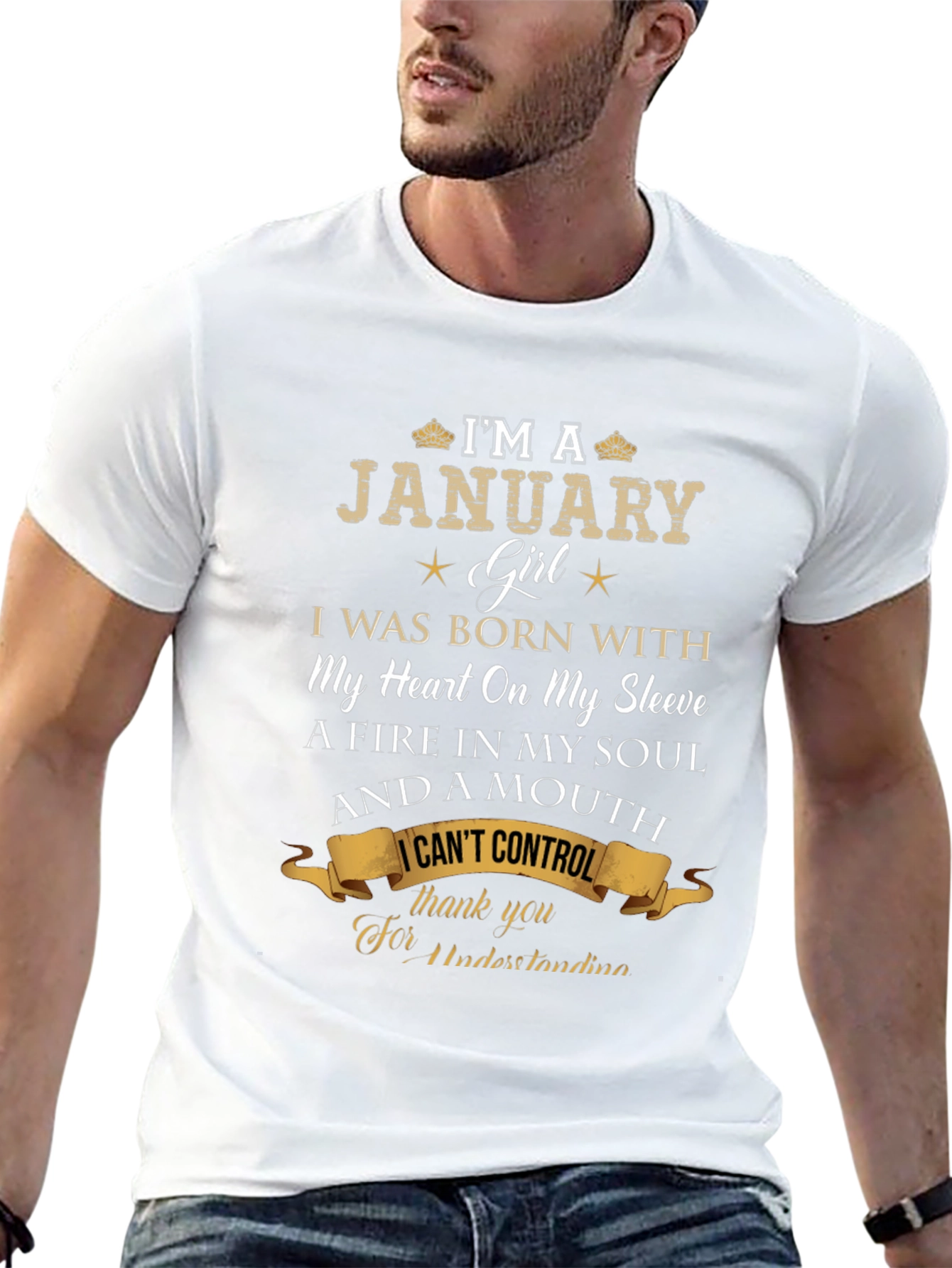 January Girl Graphic T-Shirt
