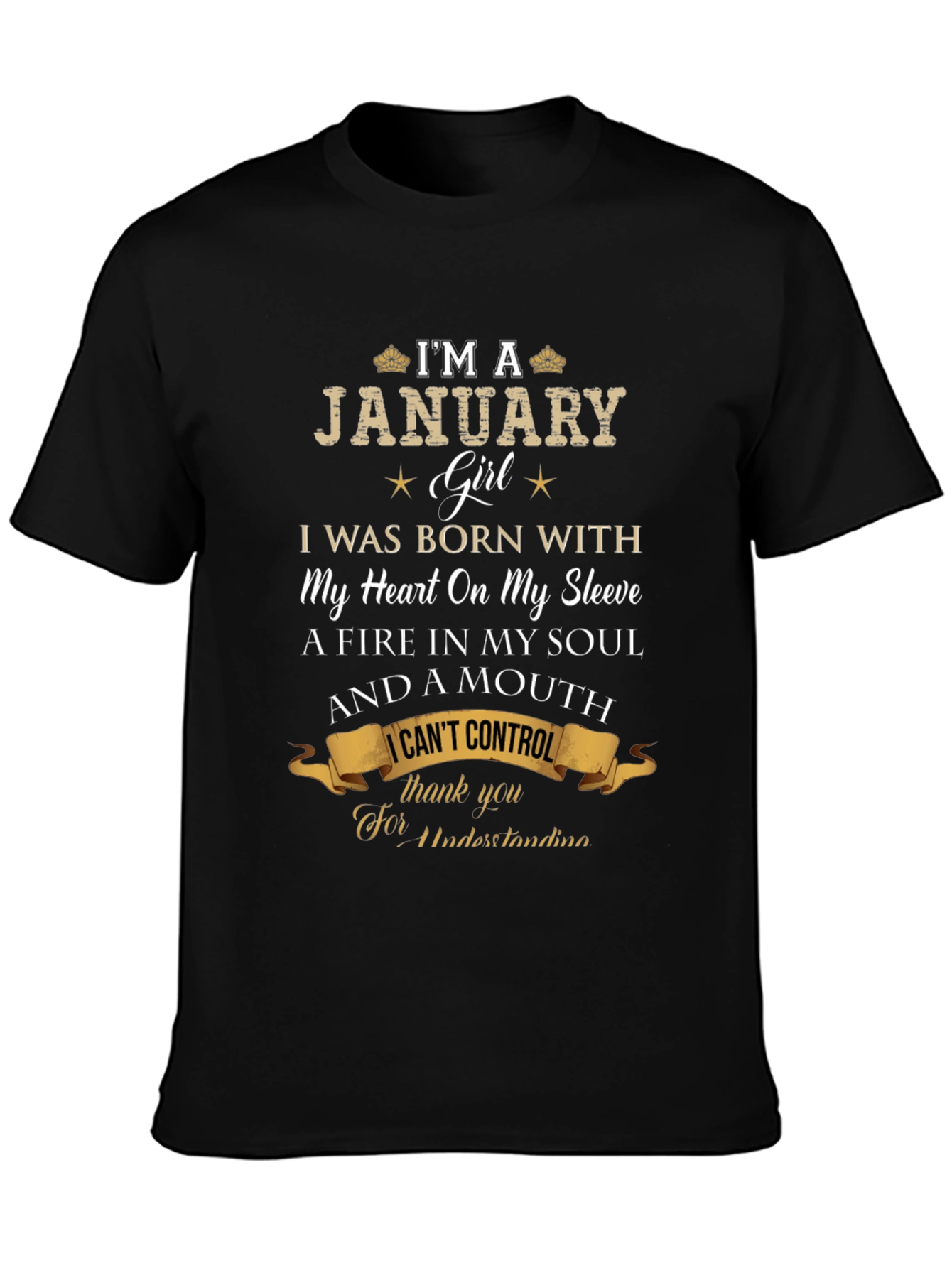 January Girl Graphic T-Shirt