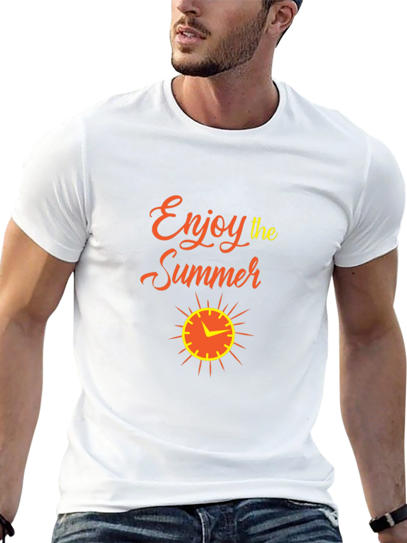 Enjoy the Summer Graphic Tee - Black
