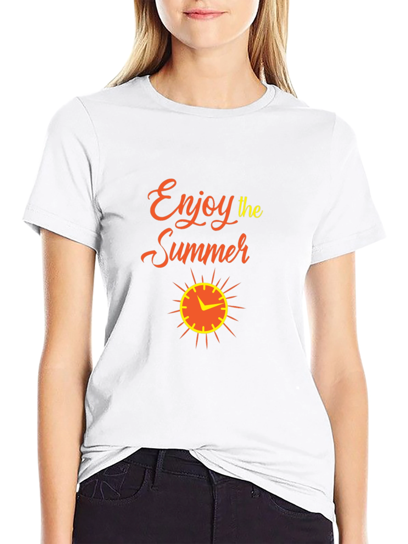 Enjoy the Summer Graphic Tee - Black