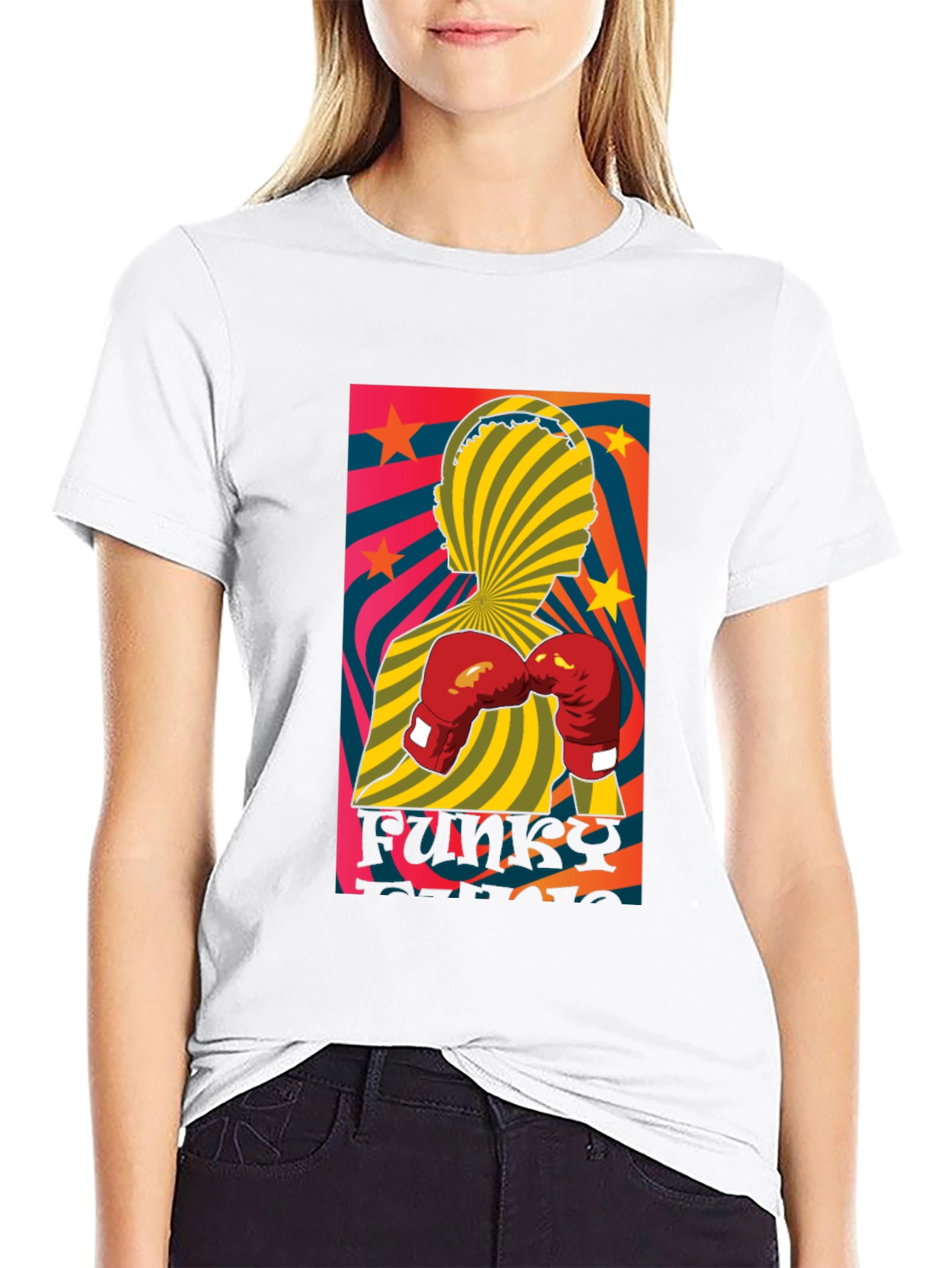 Funky Boxer Graphic T-Shirt